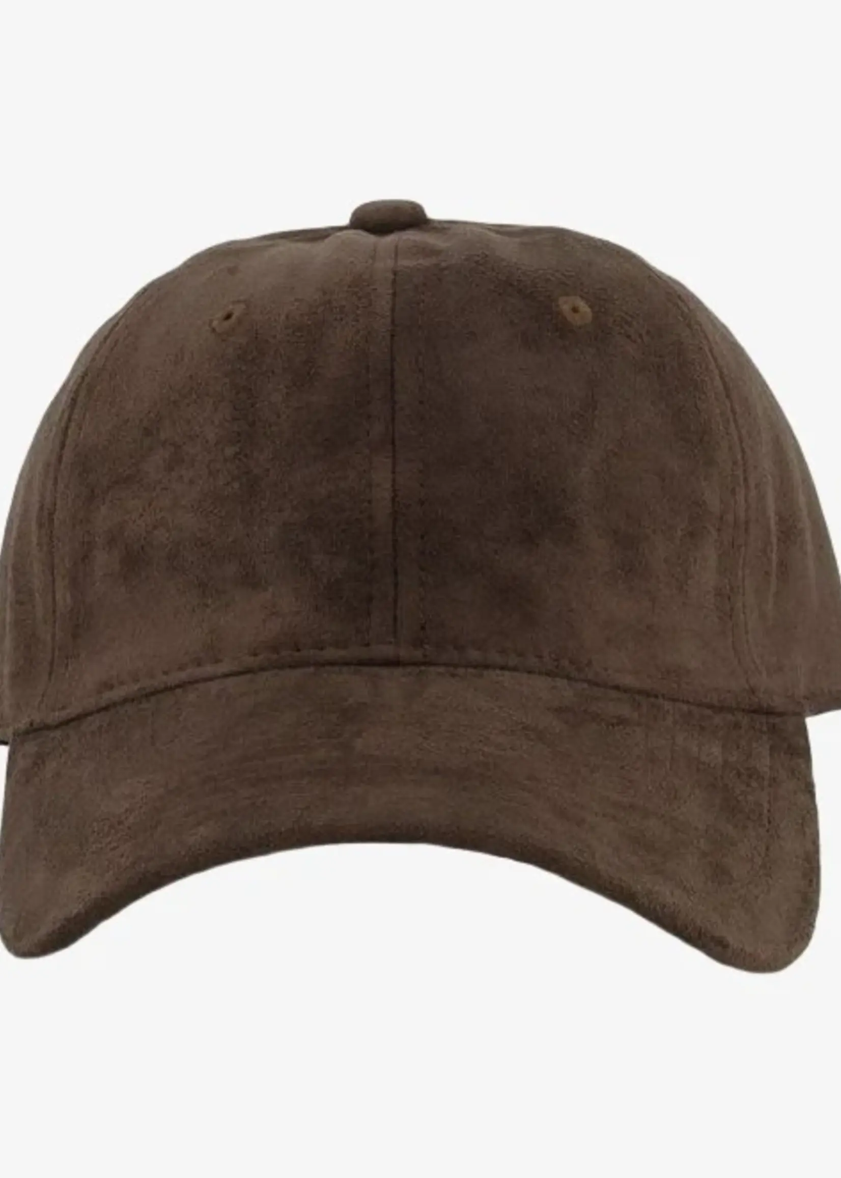 Gwen Hat Dark Brown suede