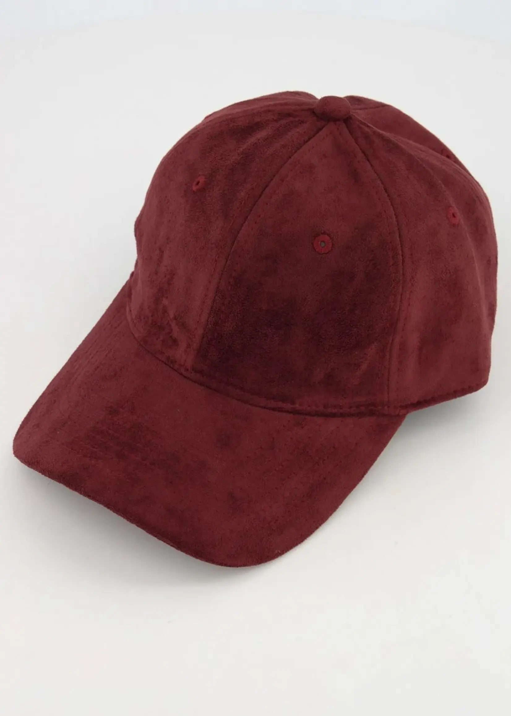 Gwen hat Burgundy suede