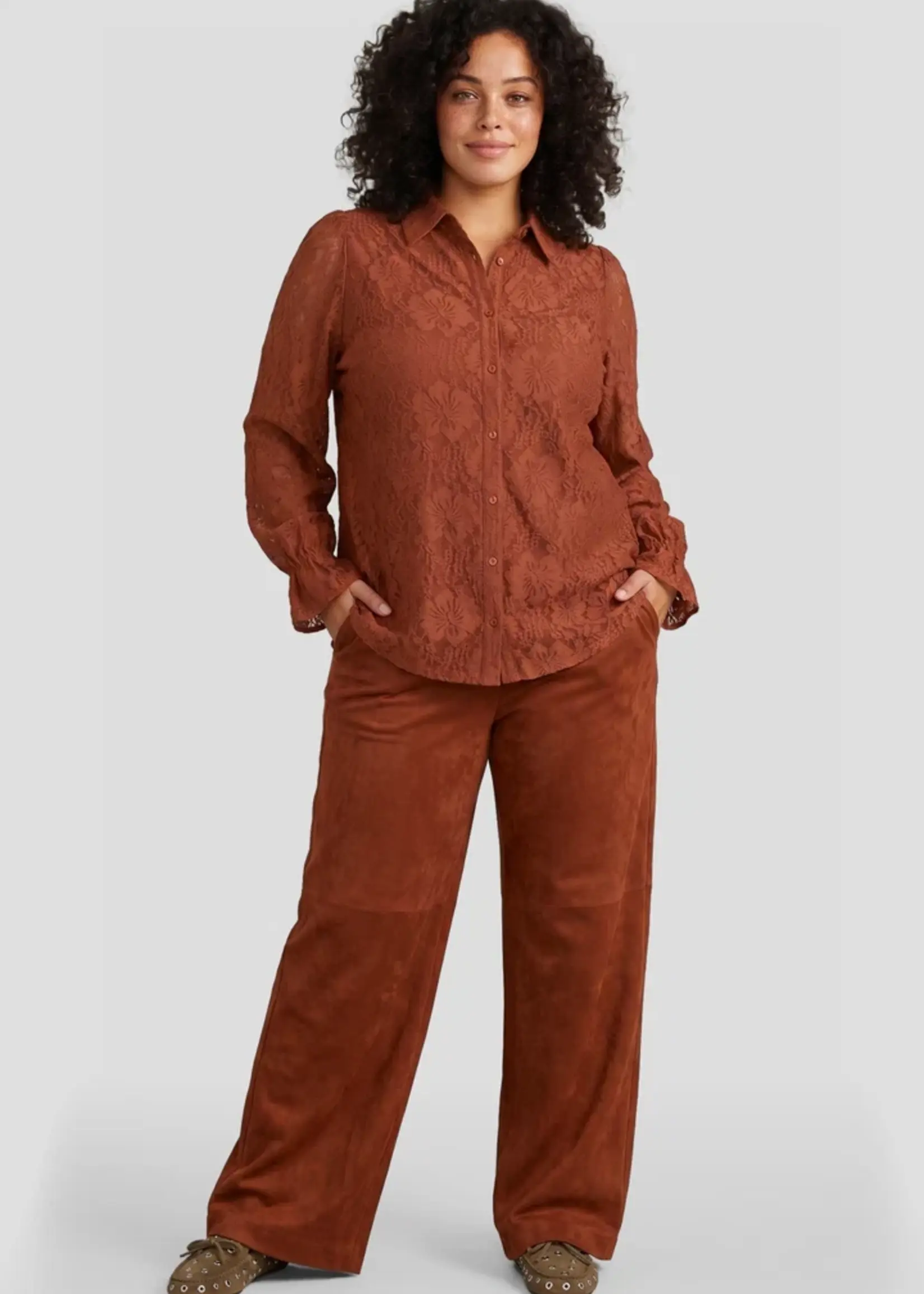 Exxcellent Valencia Blouse Burnt Henna