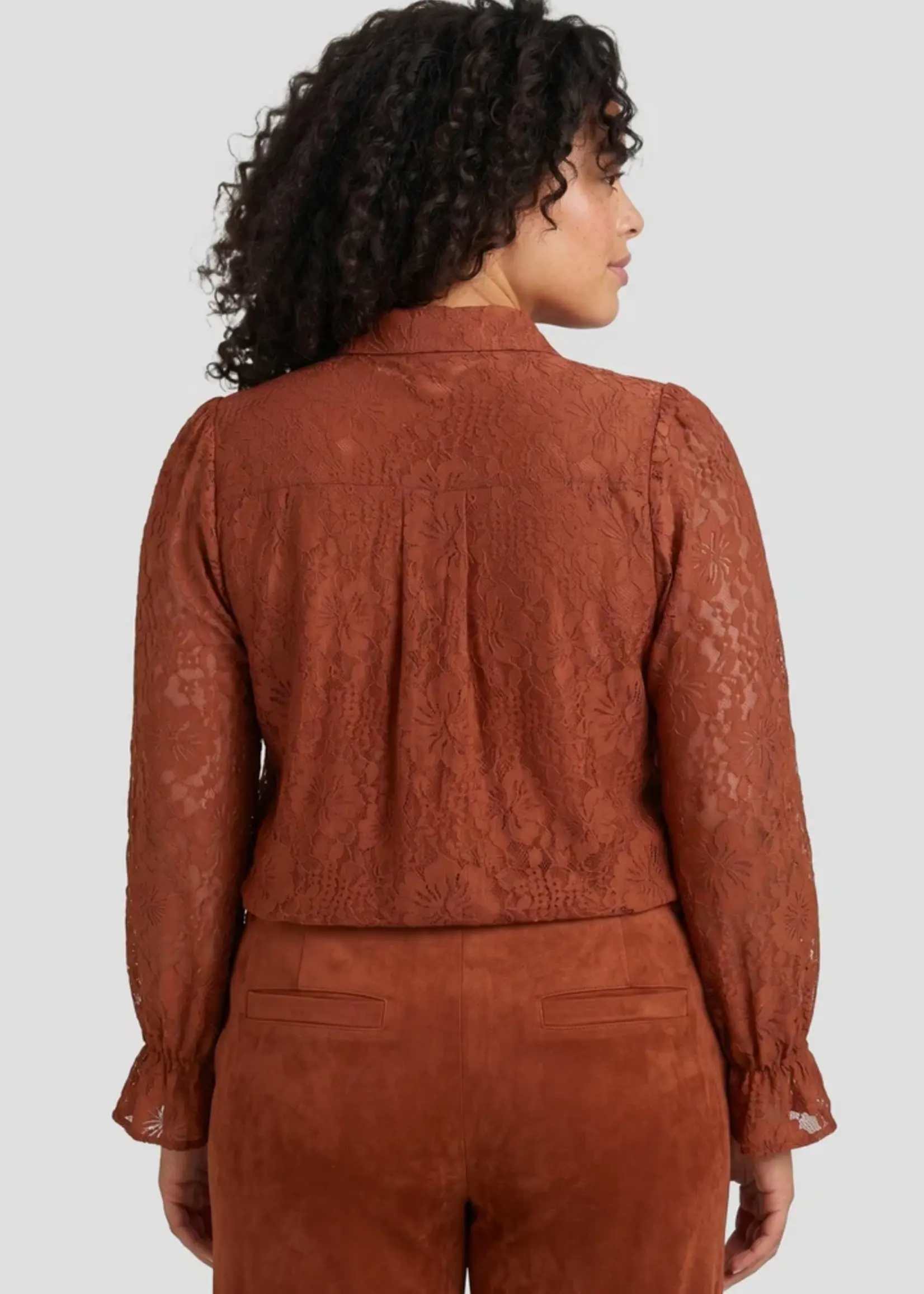 Exxcellent Valencia Blouse Burnt Henna