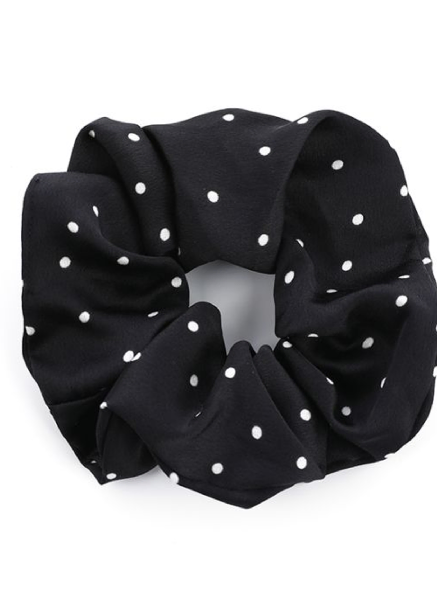 Scrunchy black/white dots