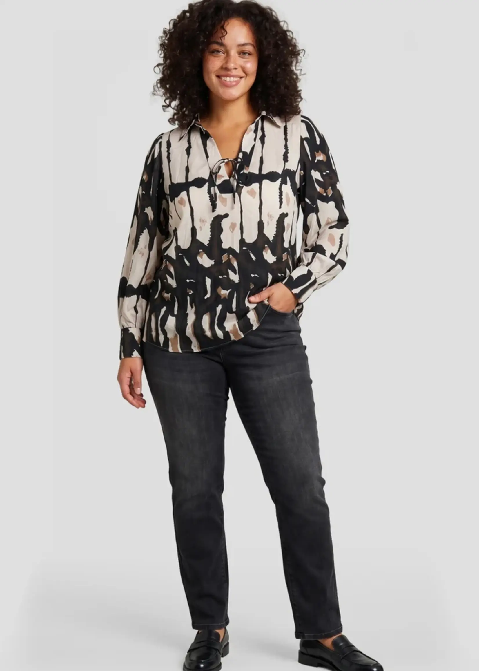 Exxcellent Cressida Top Sand/Light Camel