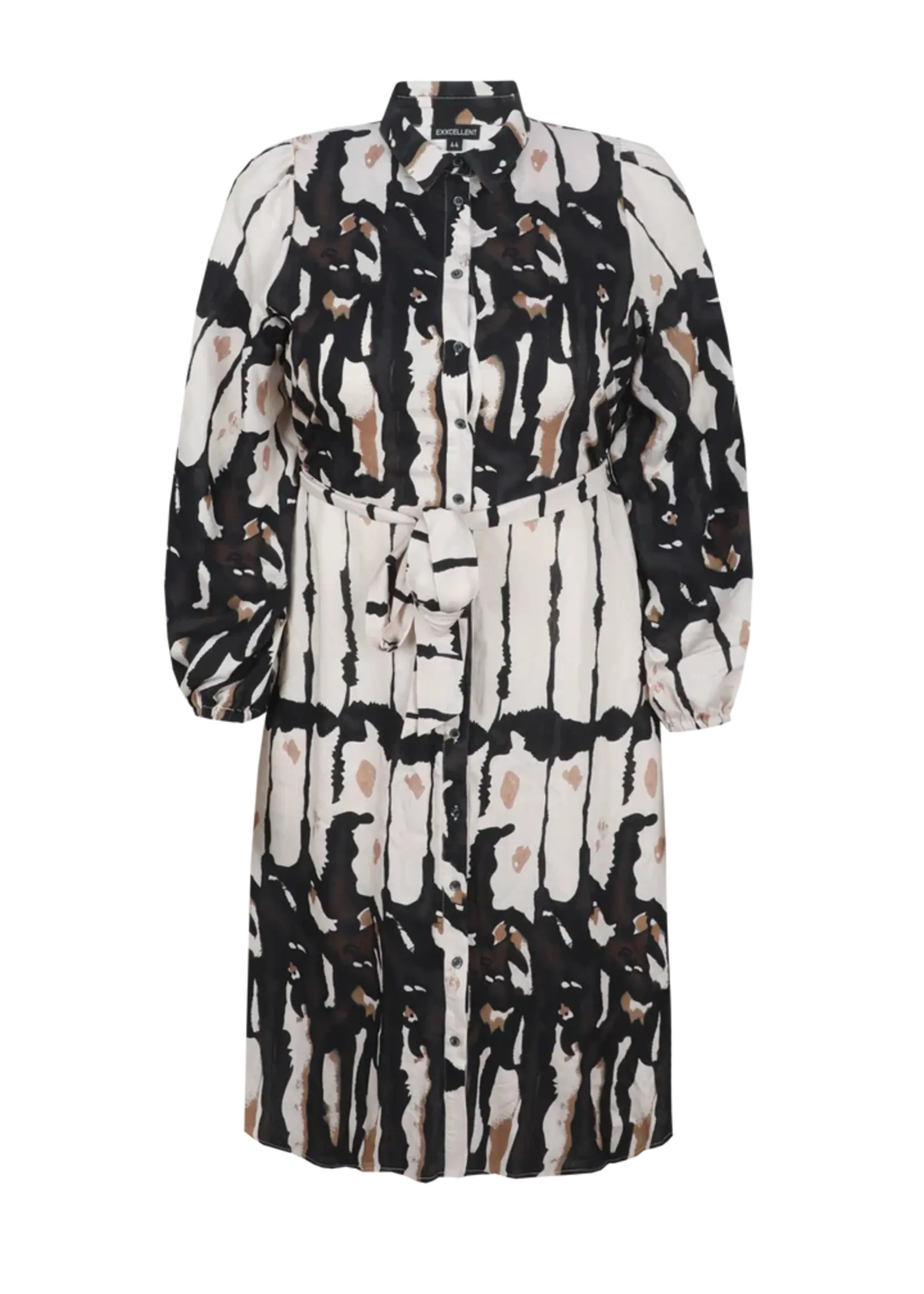 Exxcellent Enid Dress Sand/Light Camel
