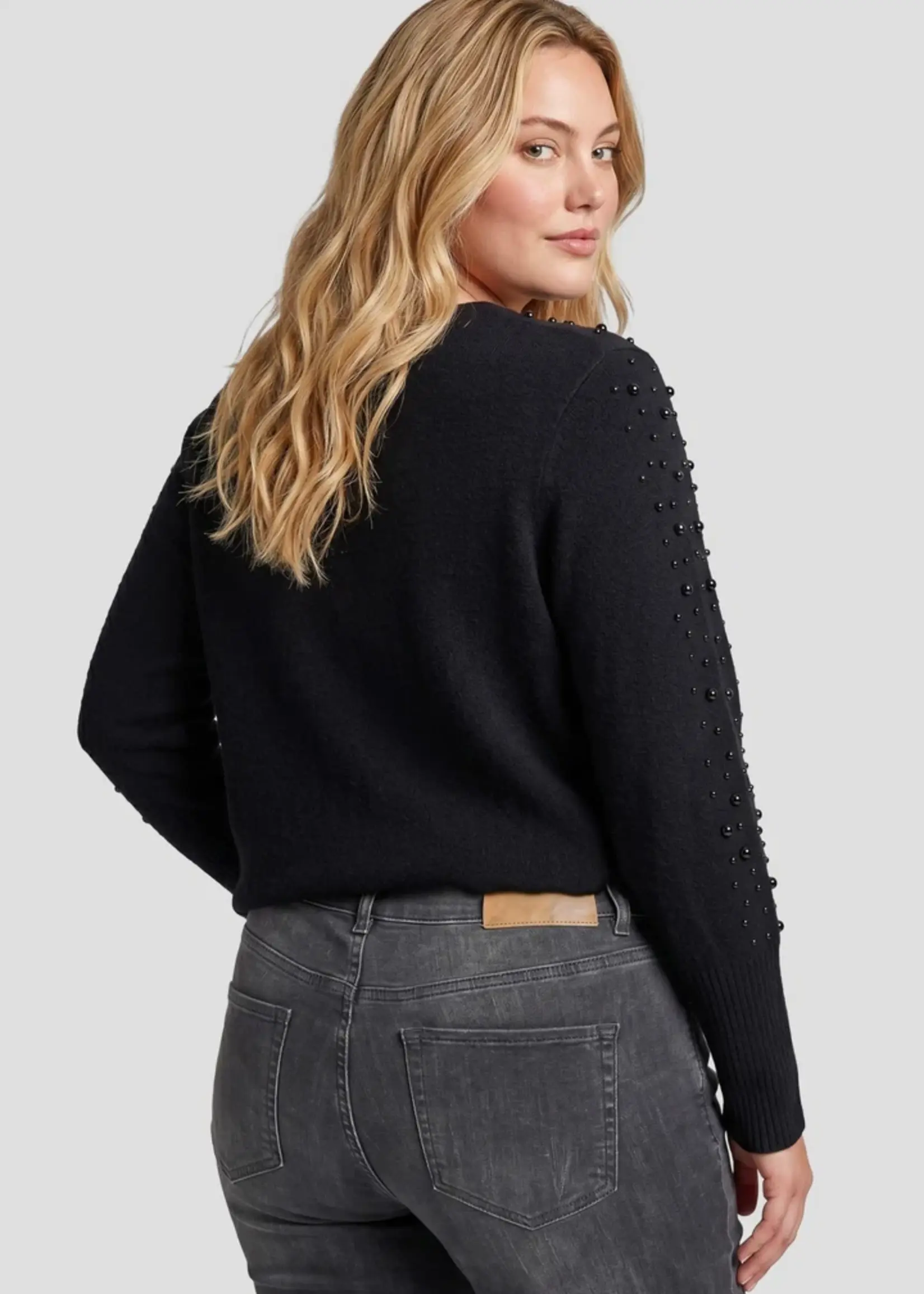 Exxcellent Kendra Knit Pullover Black