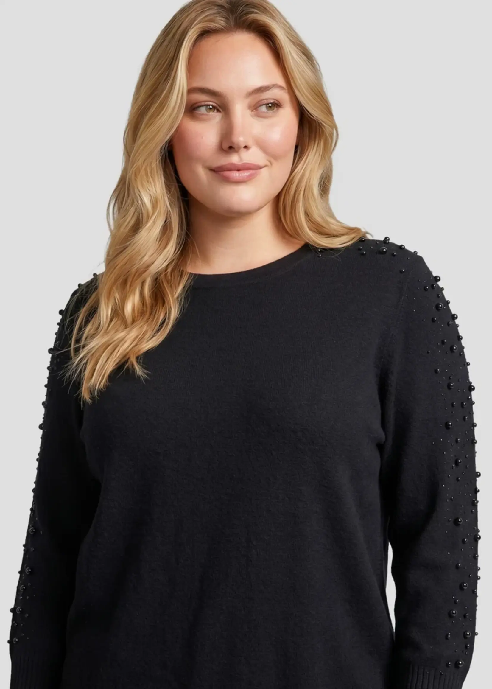 Exxcellent Kendra Knit Pullover Black