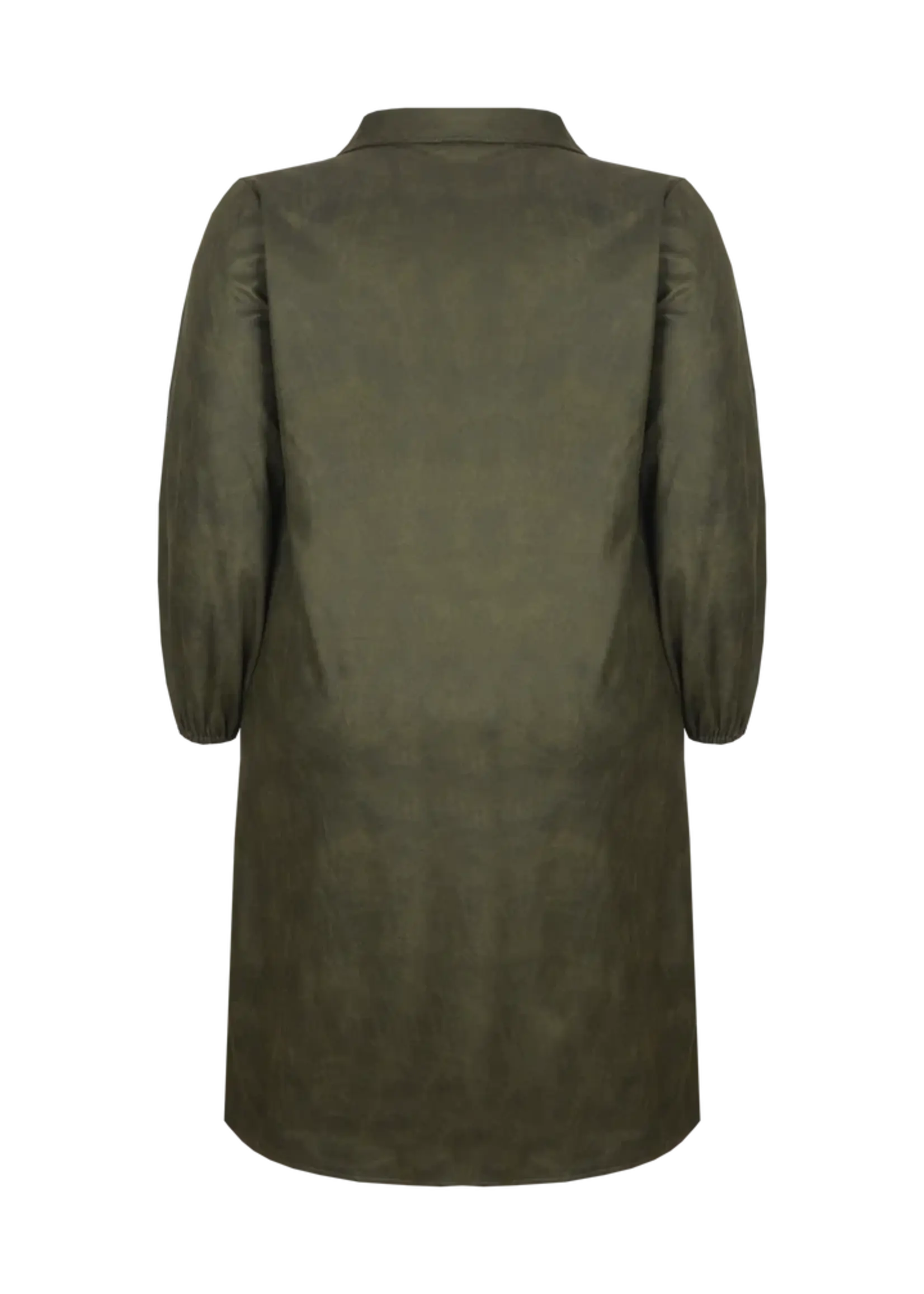 Exxcellent Maura Dress Dark Olive