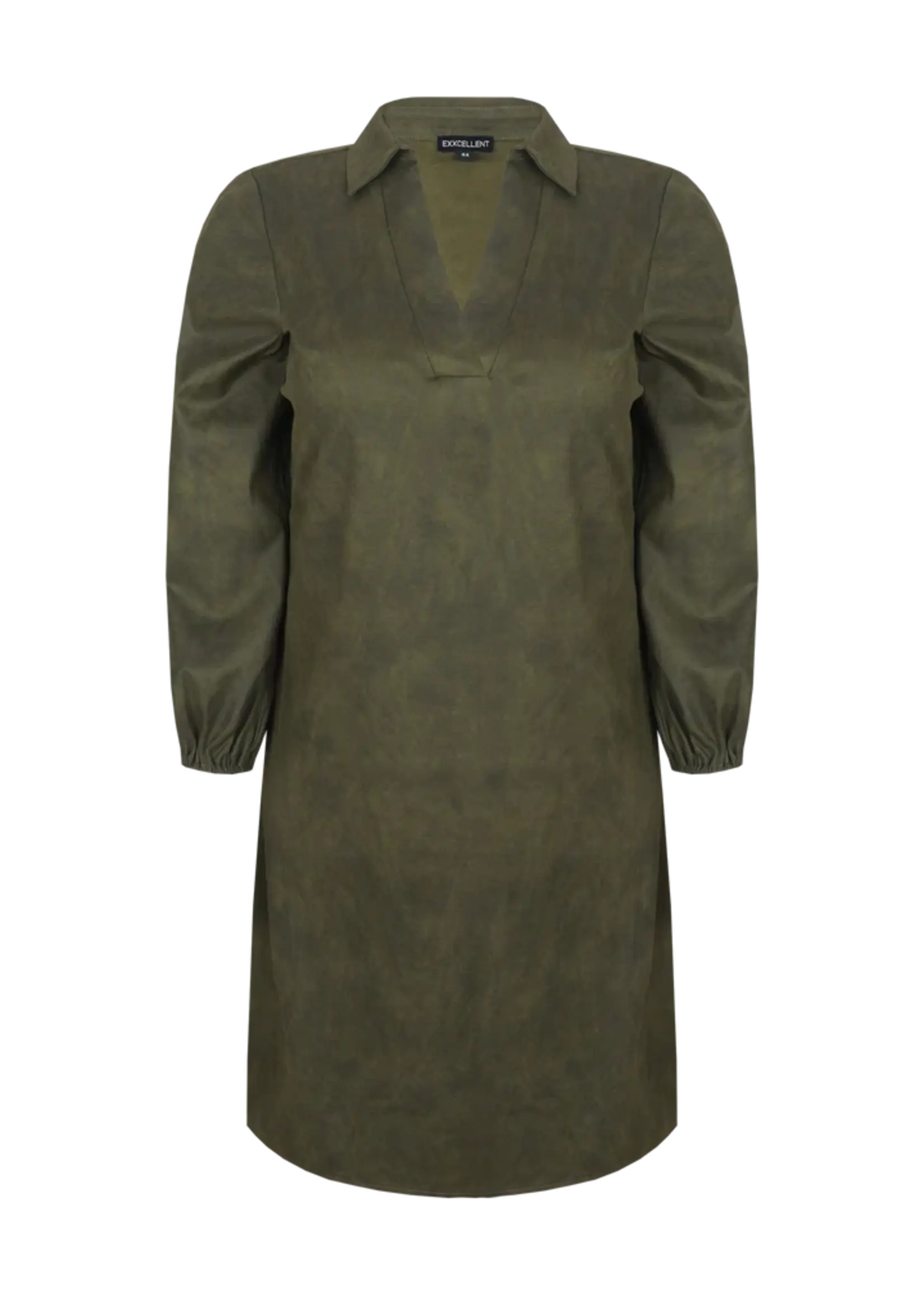 Exxcellent Maura Dress Dark Olive