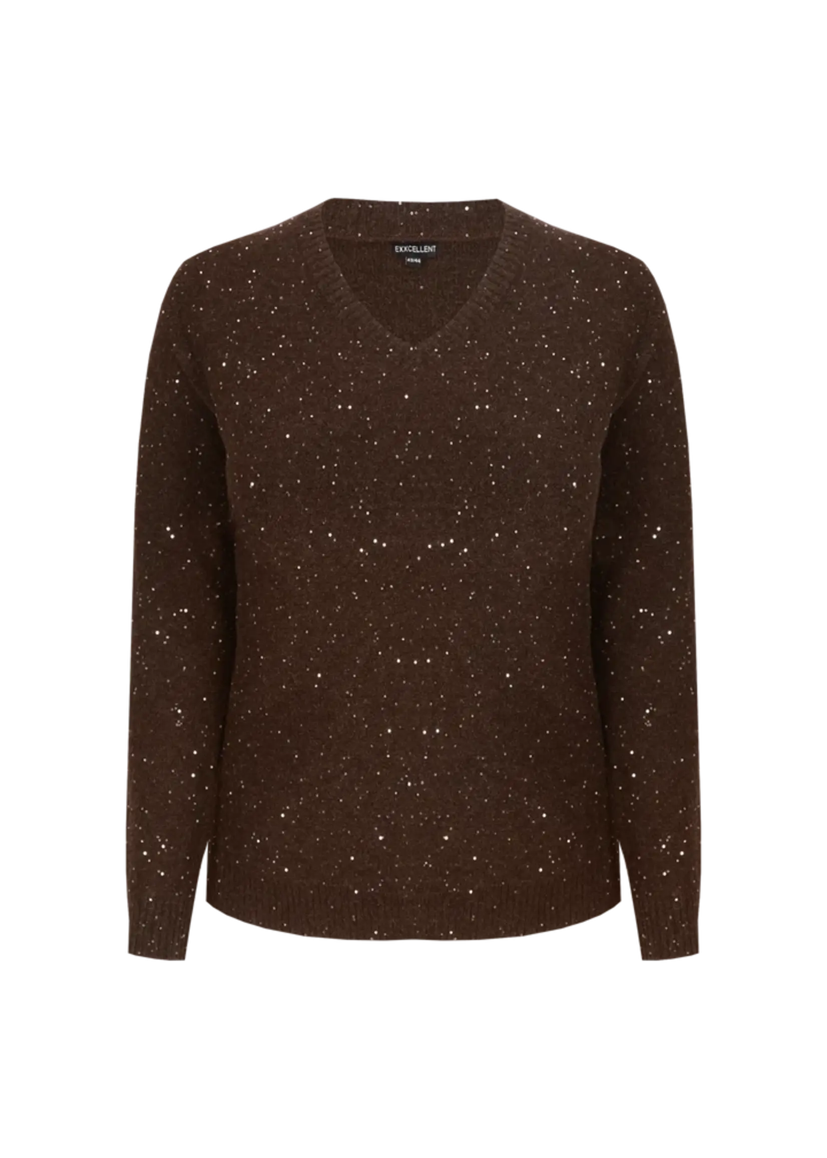 Exxcellent Mirabella Knit Pullover Dark Earth
