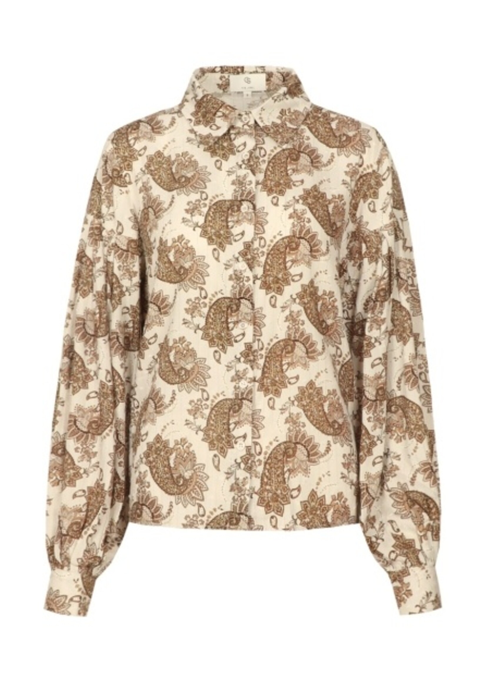 C&S The Label Lovely Blouse Sand/Light Camel