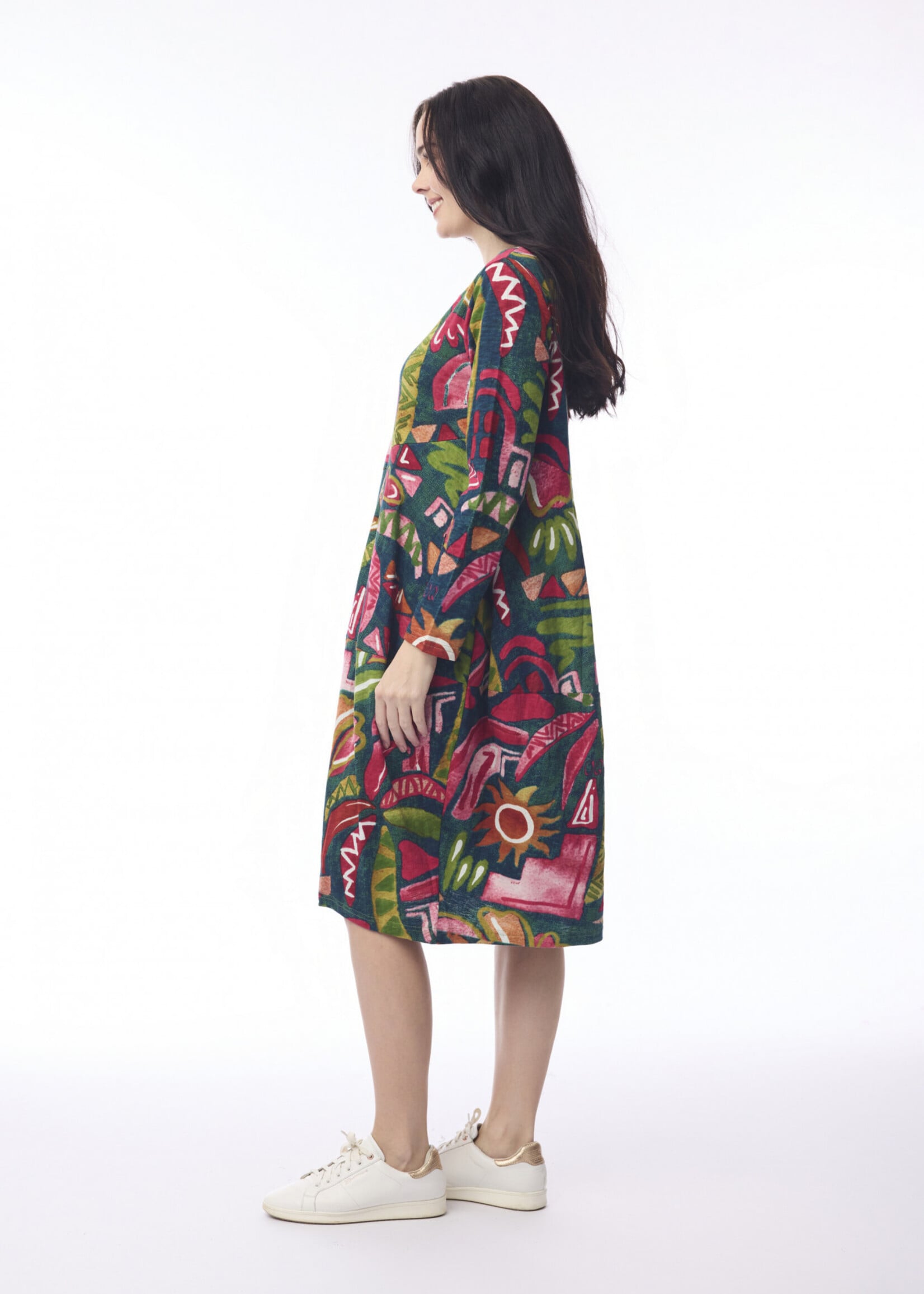 Orientique Dress Bubble Tropical Fun