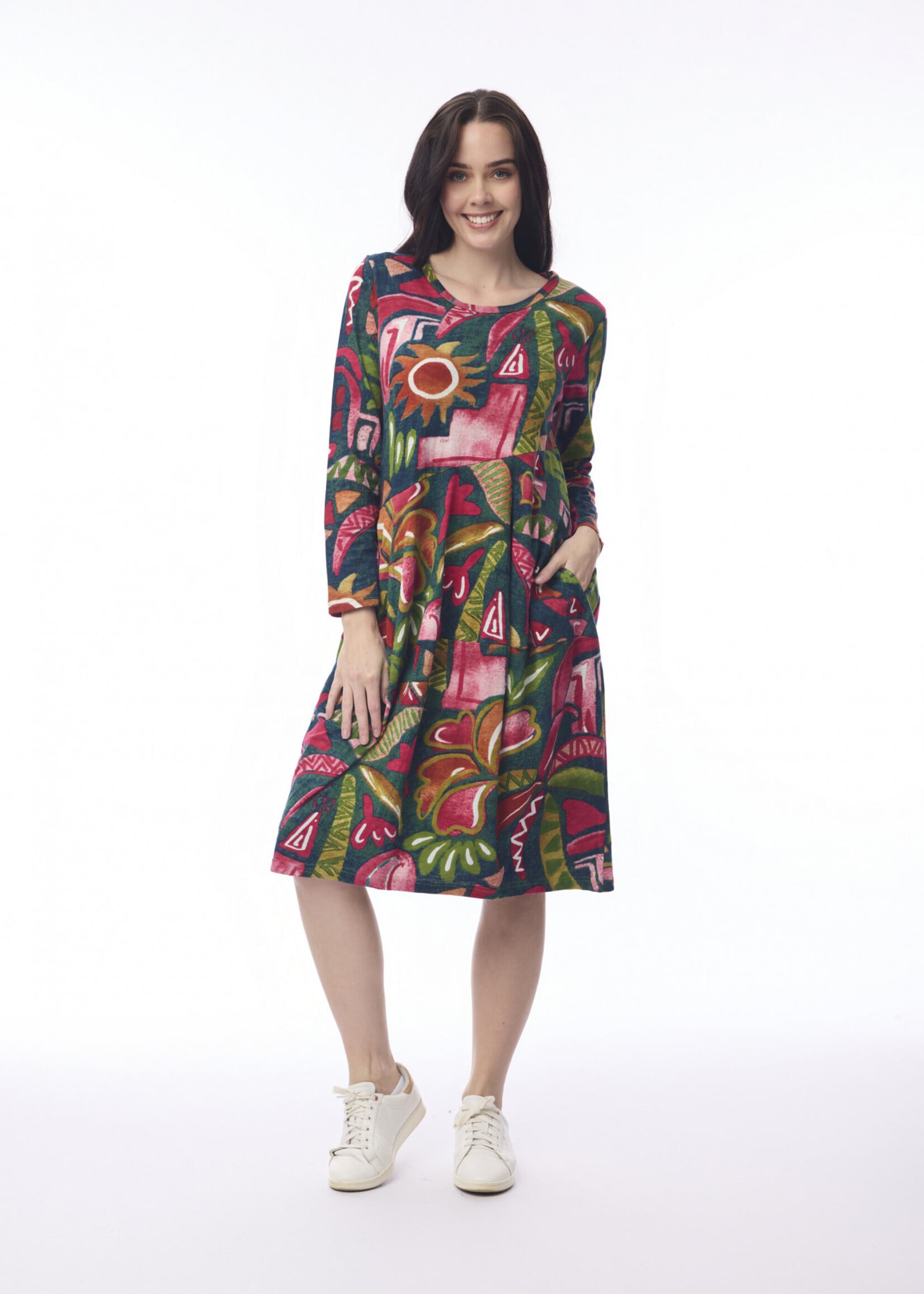 Orientique Dress Bubble Tropical Fun