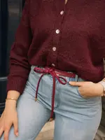 Knoopriem Bordeaux (240 & 350cm)