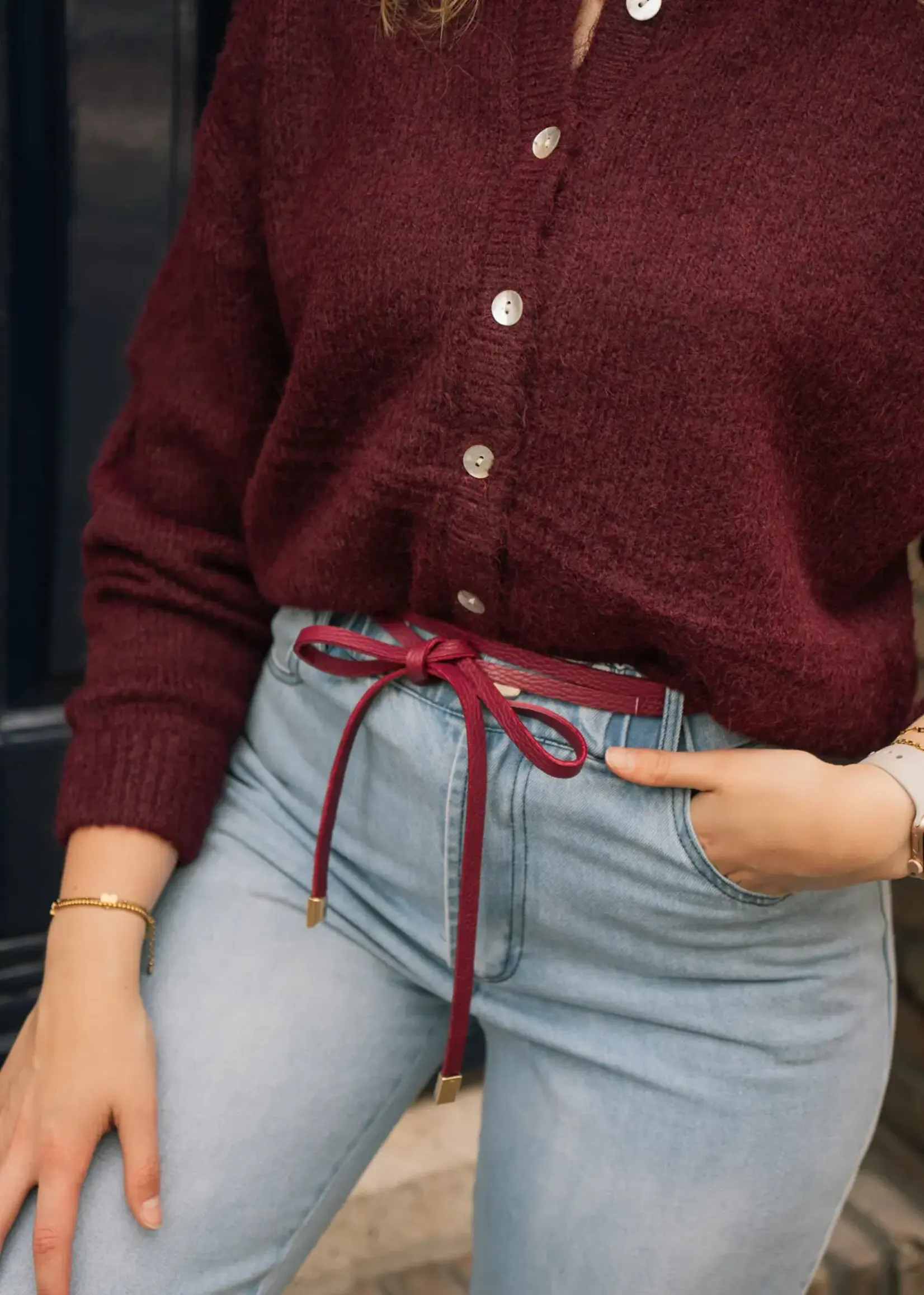 Knoopriem Bordeaux (240 & 350cm)
