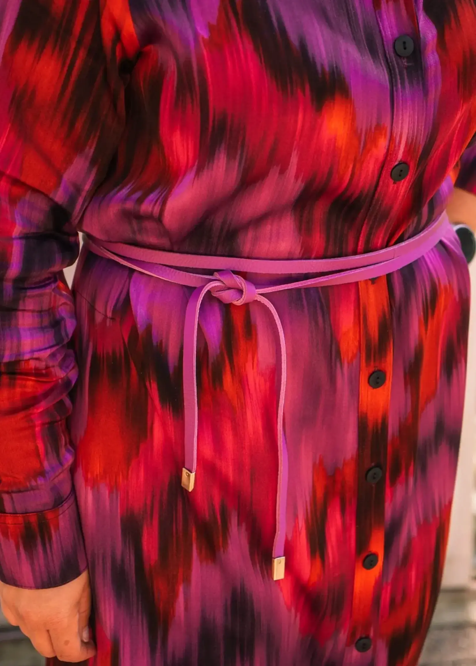 Knoopriem Fuchsia (240 & 350cm)