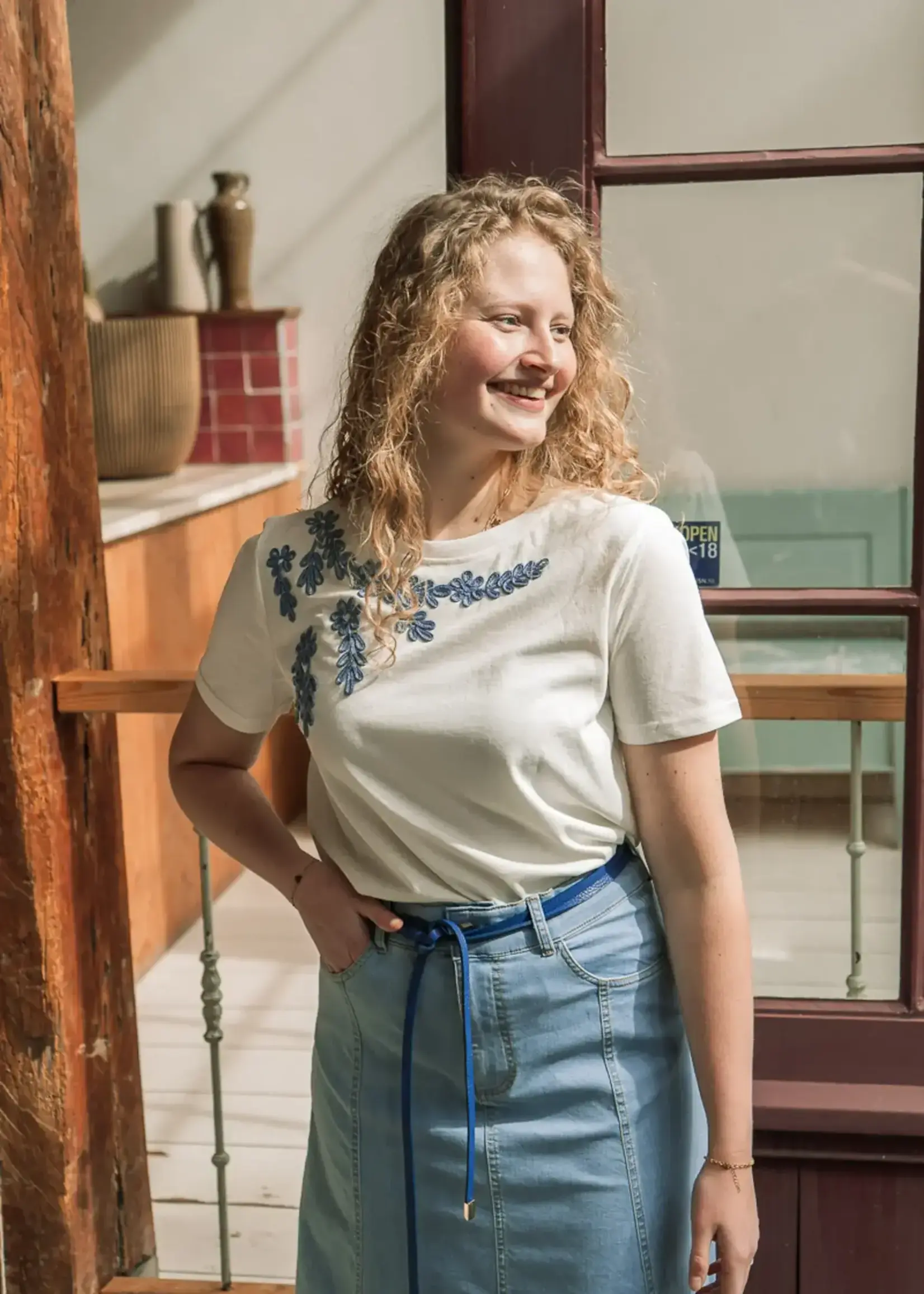 Knoopriem Jeansblauw (240 & 350cm)