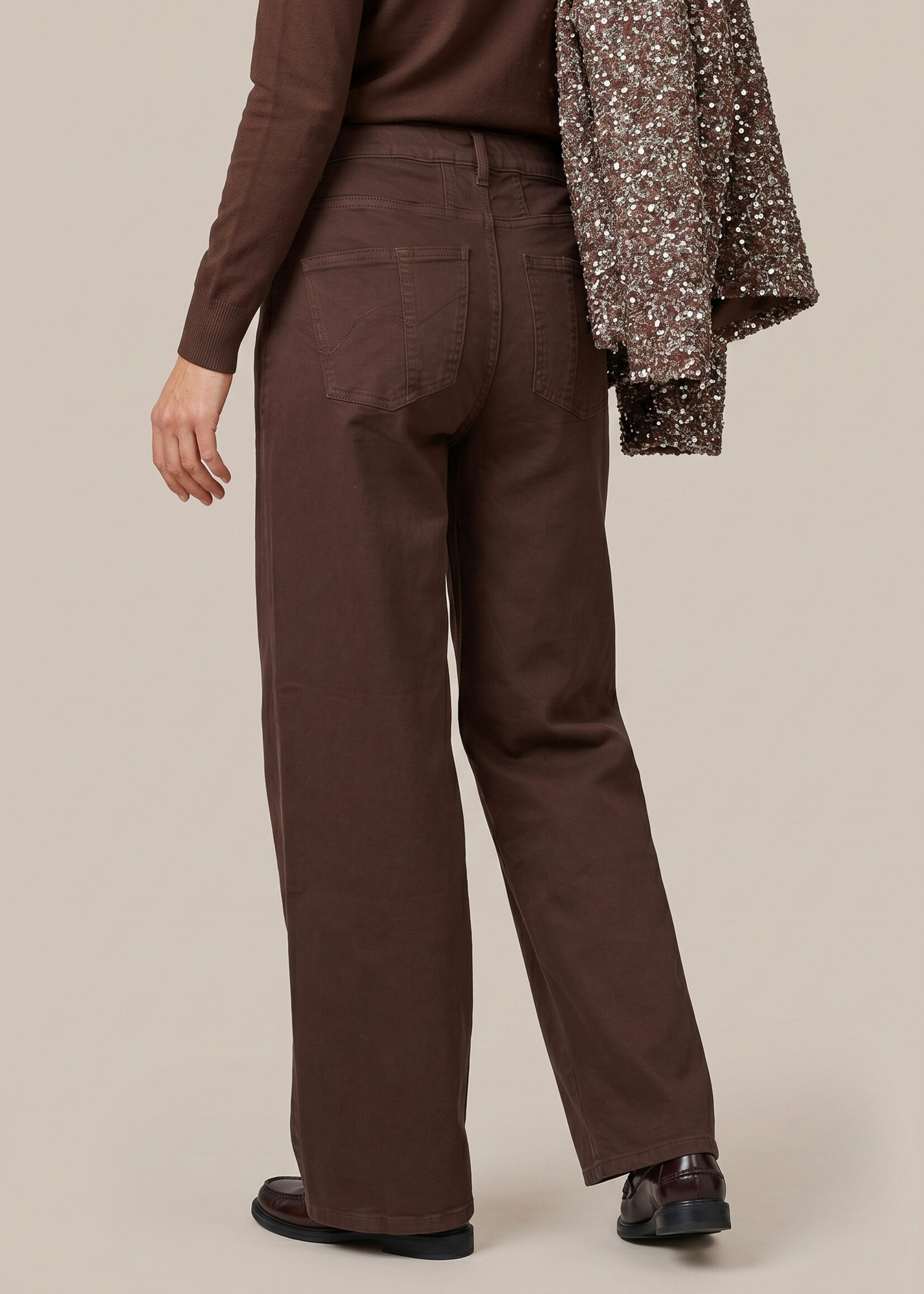 C&S The Label Nico Pants Mocha Brown