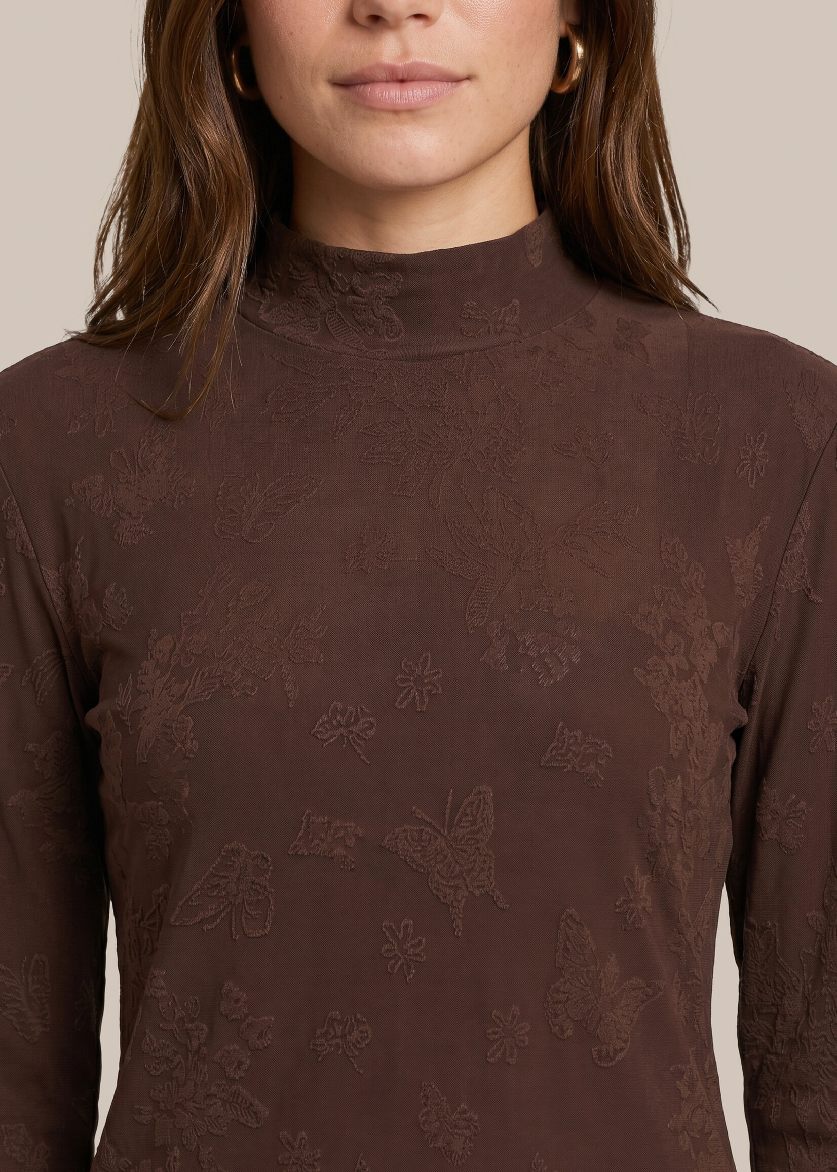 C&S The Label Turtle Top Mocha Brown