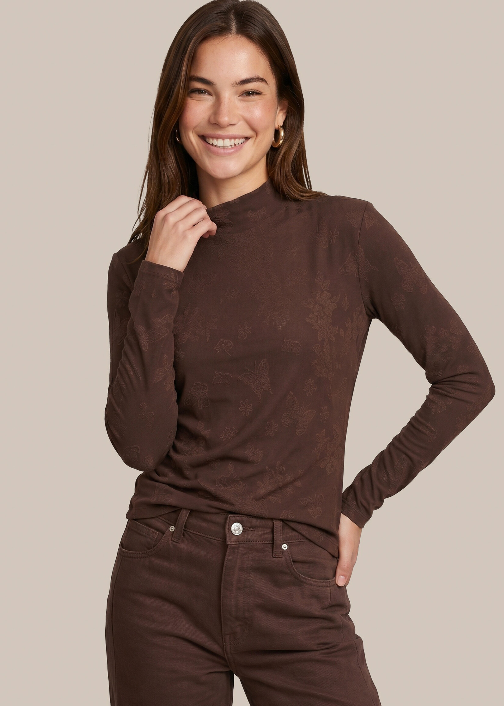 C&S The Label Turtle Top Mocha Brown