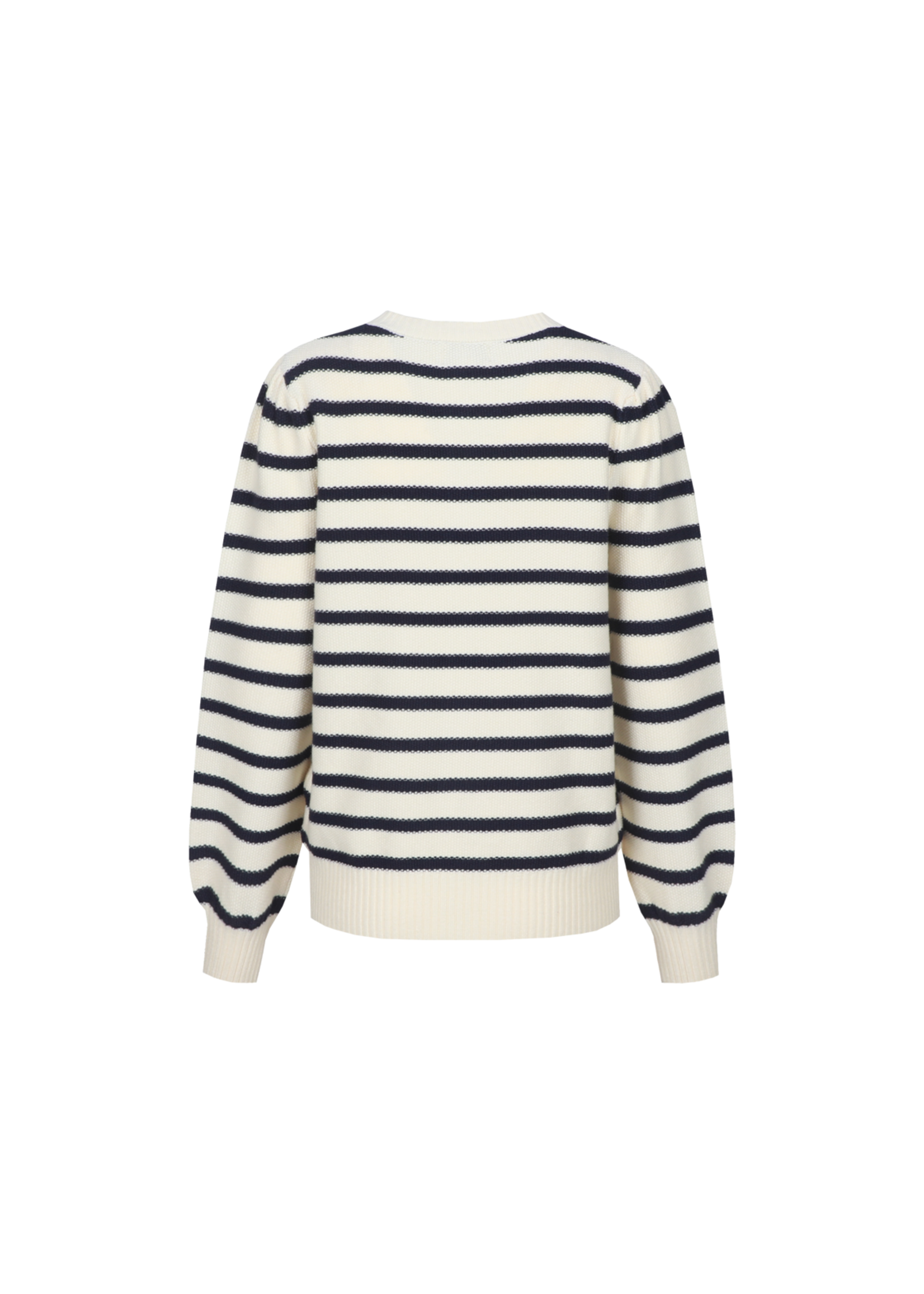 C&S The Label Aimy Knit Cardigan Wool White/Eclipse