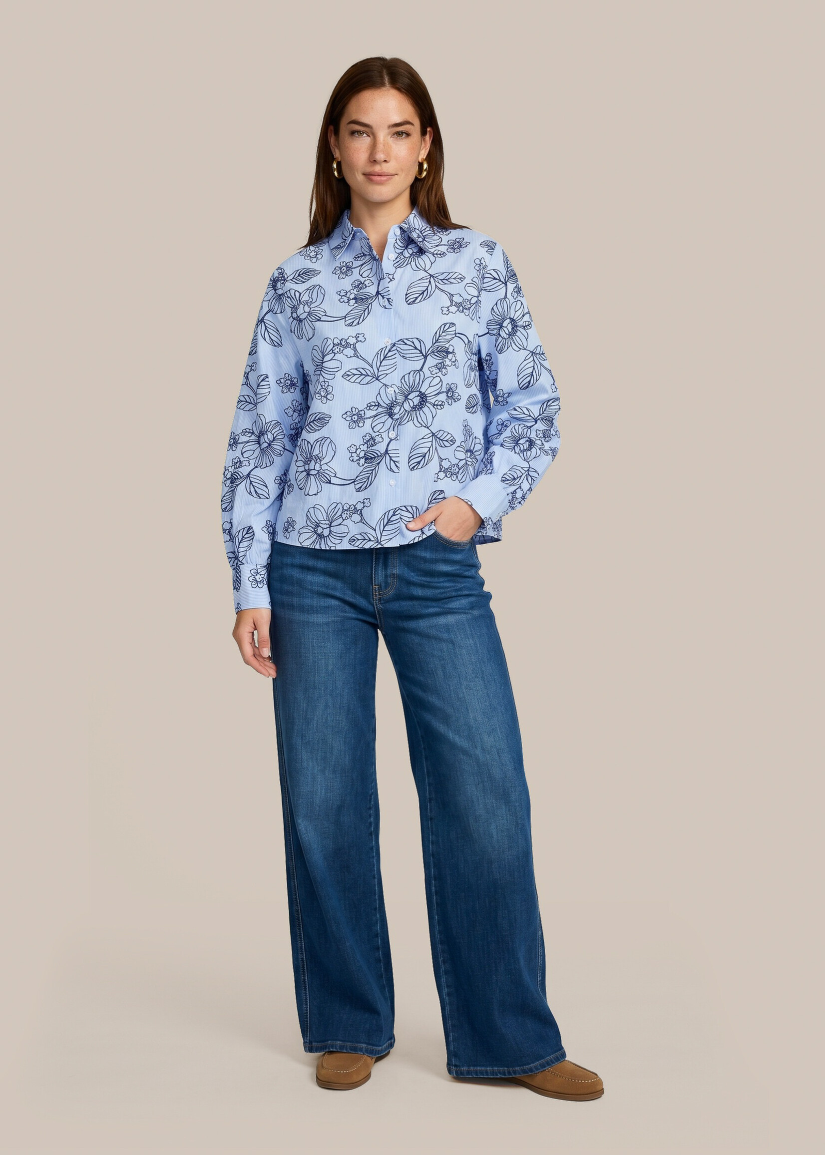 C&S The Label Lamilla Blouse Eclipse