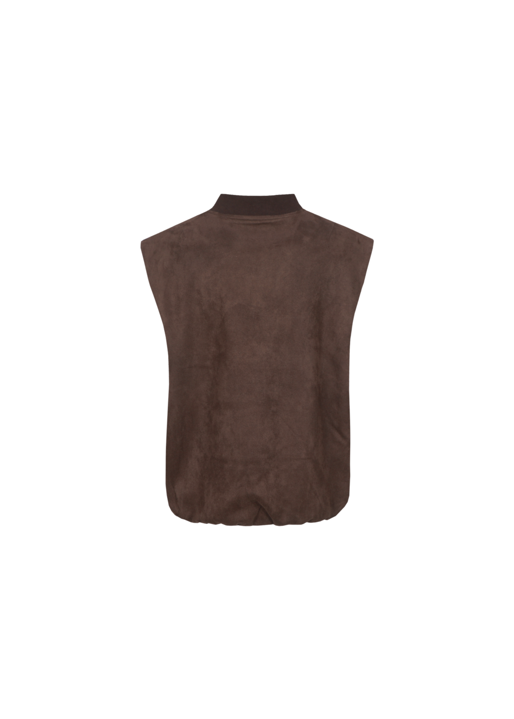 C&S The Label Gaiby Gilet Mocha Brown
