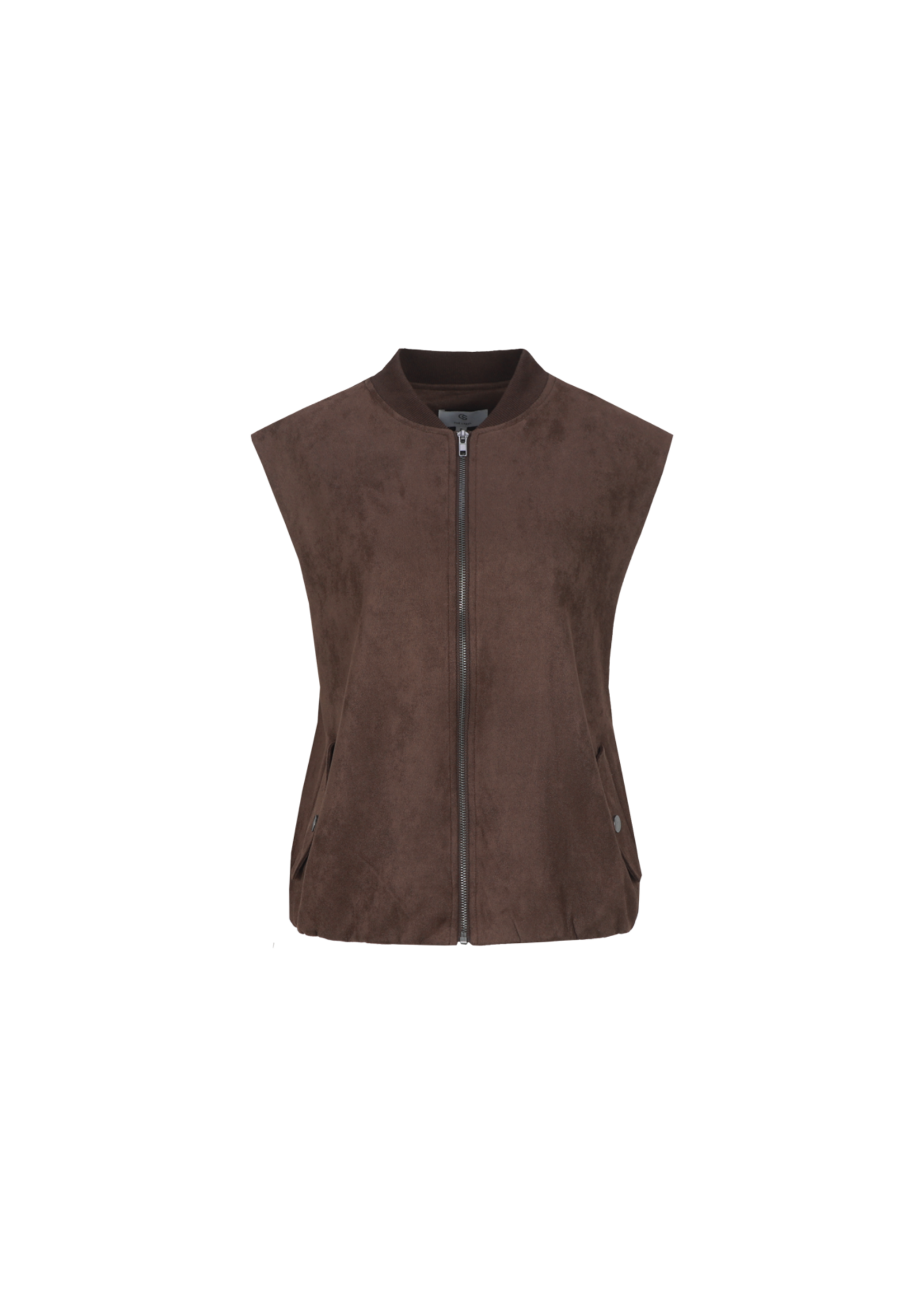 C&S The Label Gaiby Gilet Mocha Brown
