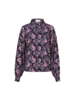 C&S The Label Lovely Blouse Eclipse/Cranberry