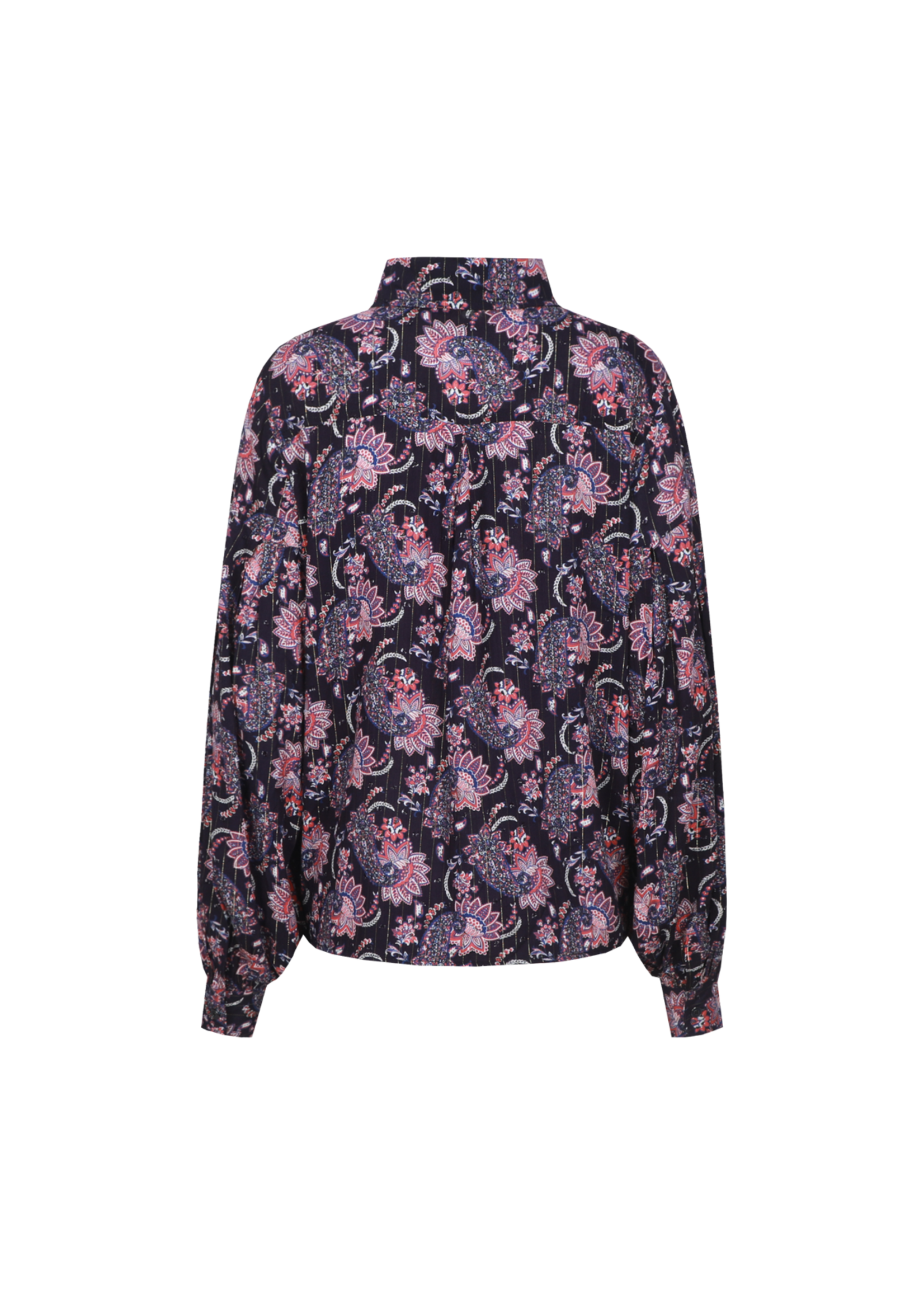 C&S The Label Lovely Blouse Eclipse/Cranberry