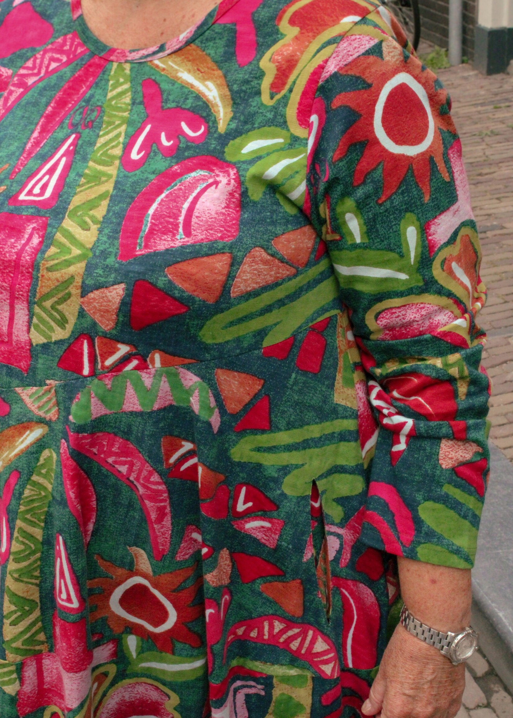Orientique Dress Bubble Tropical Fun