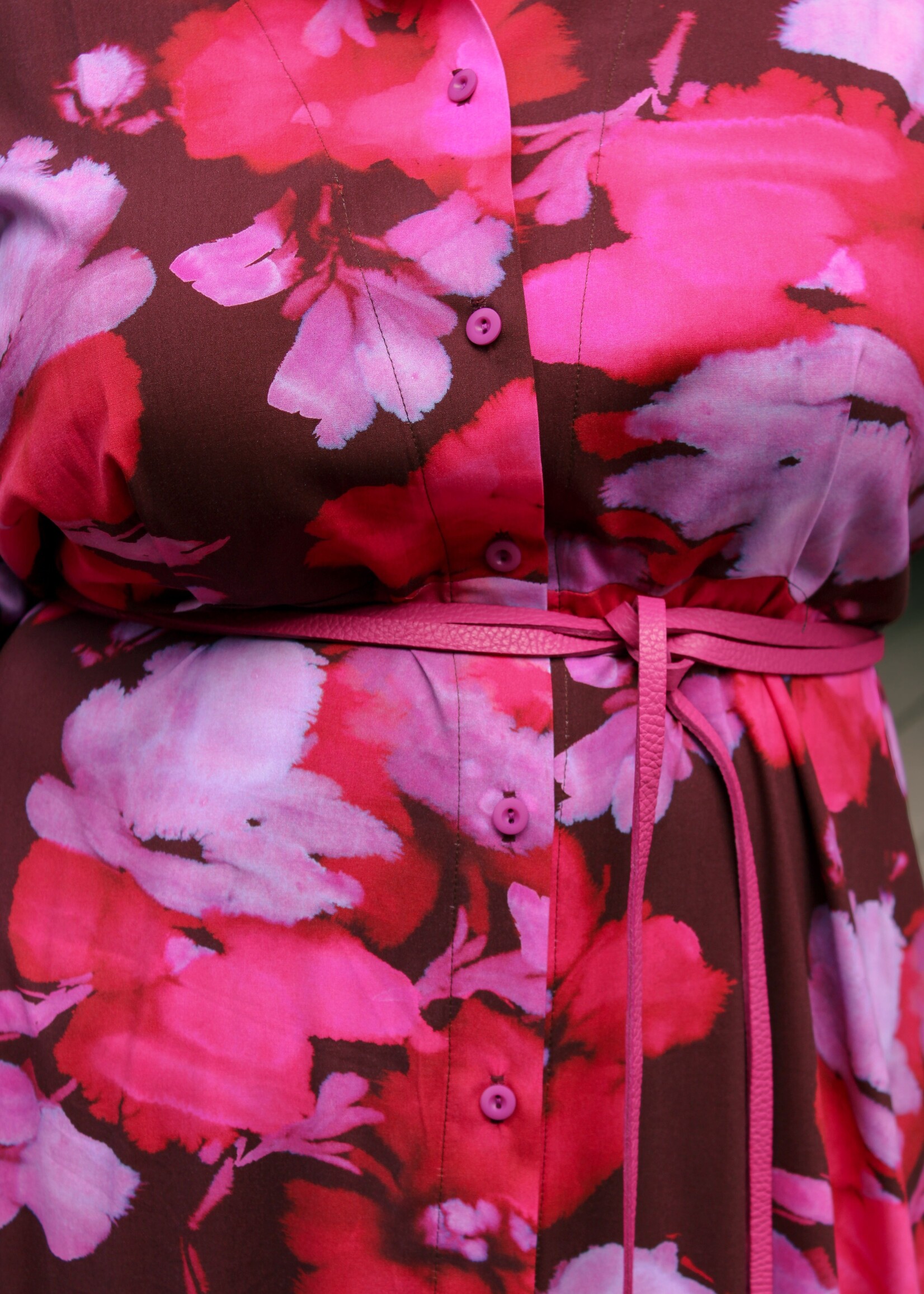 Ophilia Lisa  dessin batik flower red