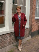 Ophilia Nora cably knit bordeaux