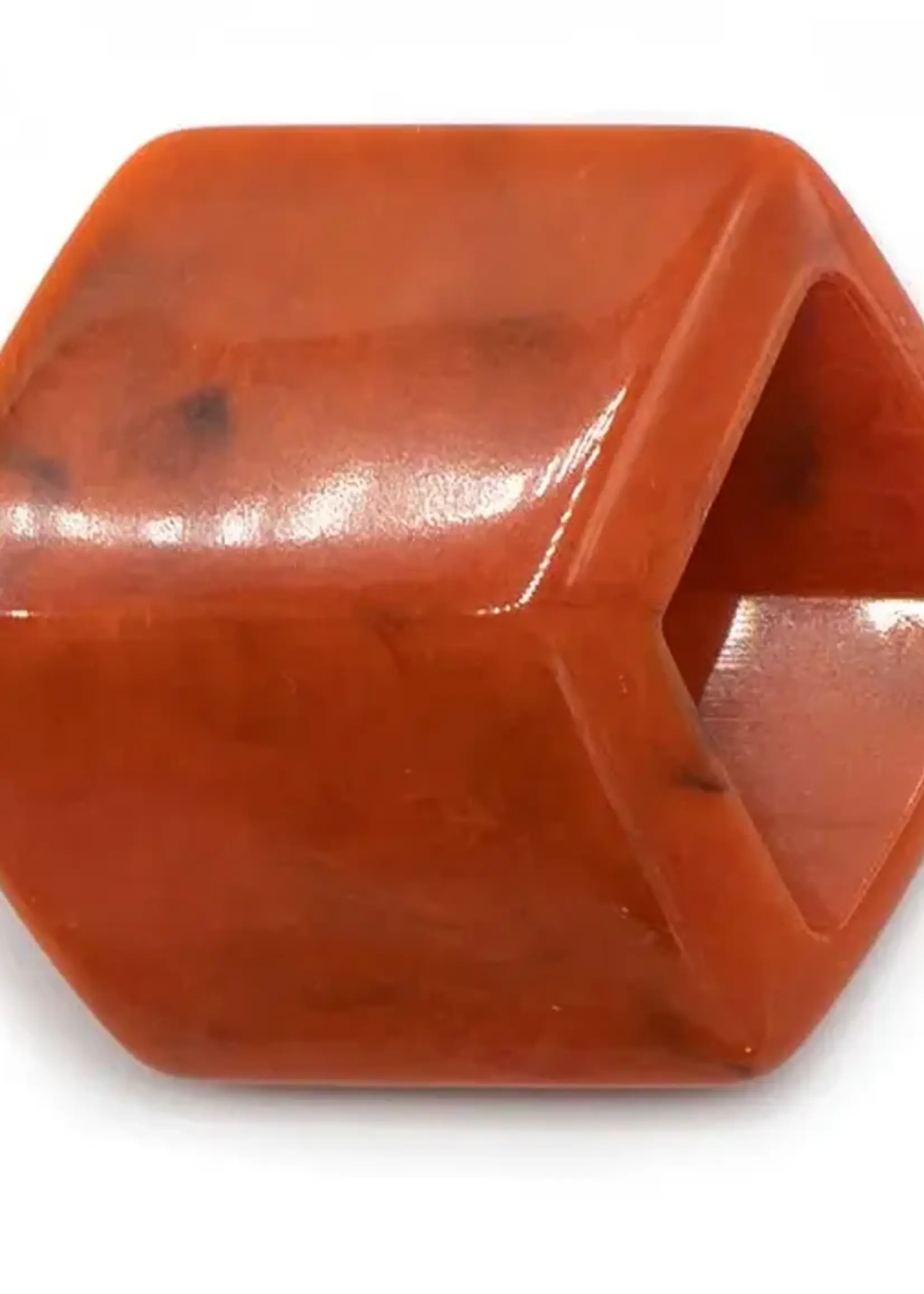 Cubes Cube Vintage Orange Shiny