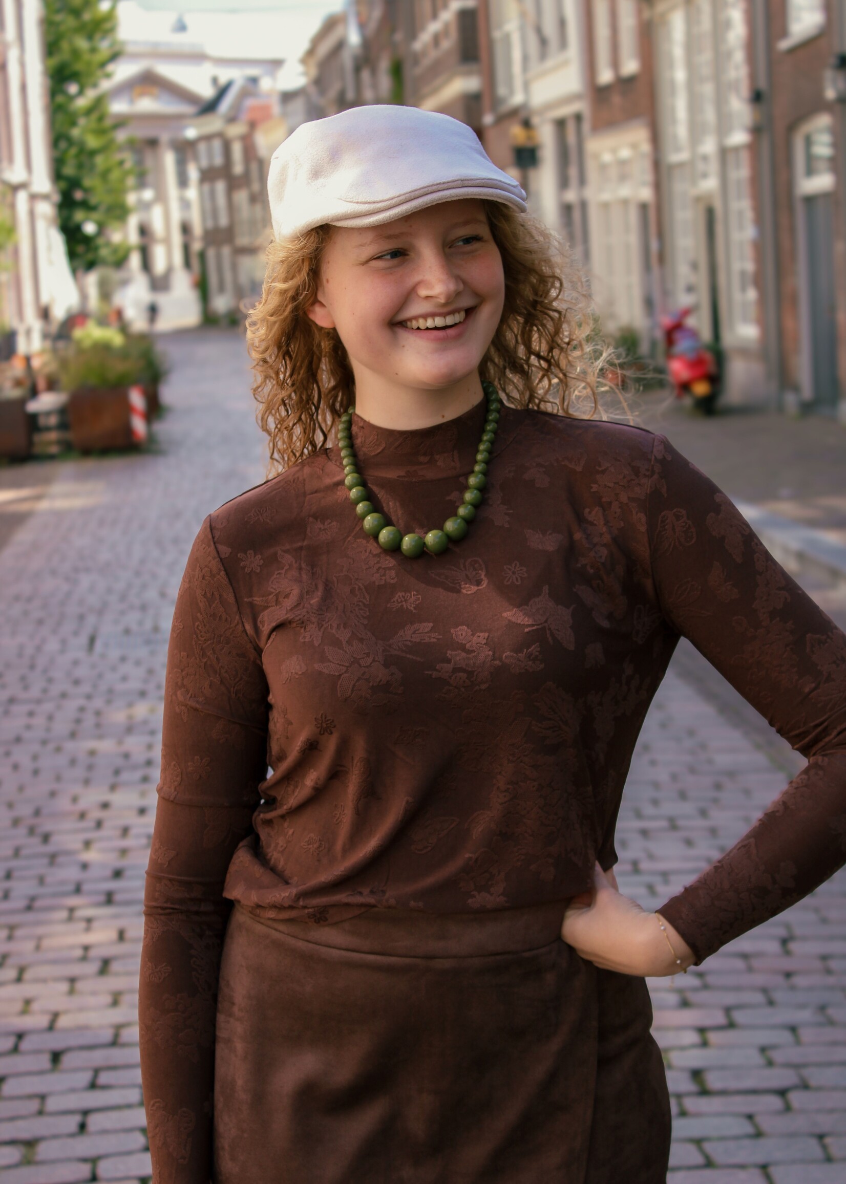 C&S The Label Turtle Top Mocha Brown