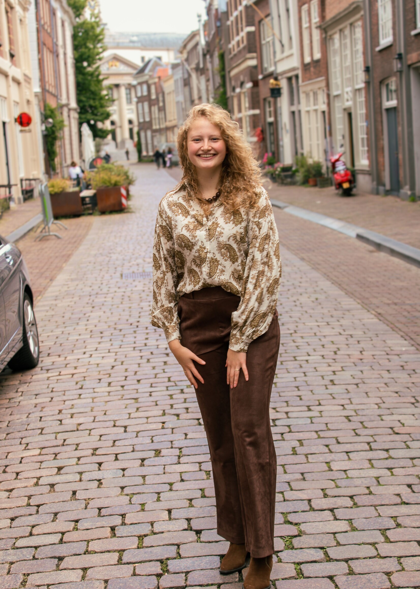 C&S The Label Pila Pants Mocha Brown
