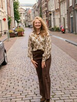 C&S The Label Lovely Blouse Sand/Light Camel