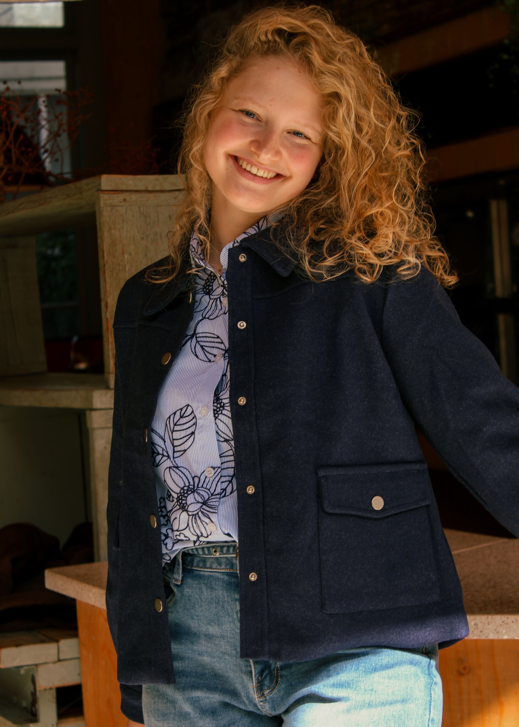 C&S The Label Odessa Coat Eclipse