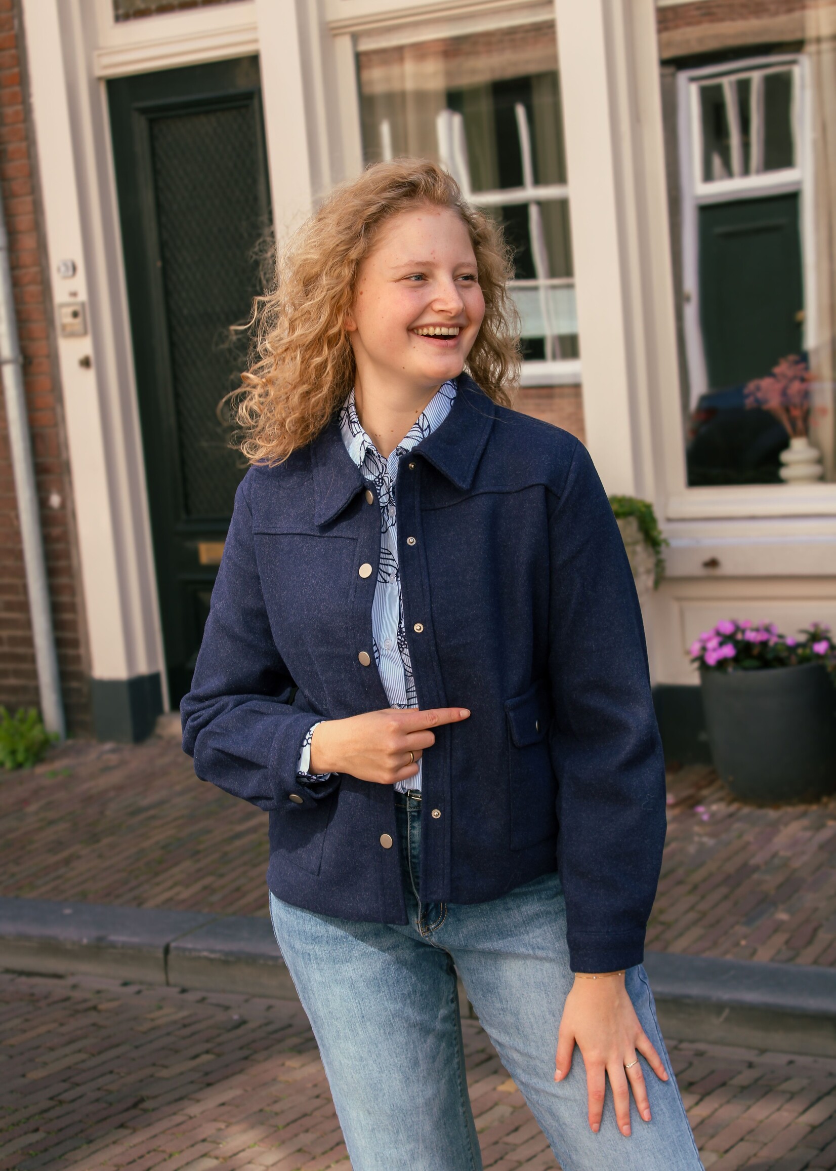 C&S The Label Odessa Coat Eclipse