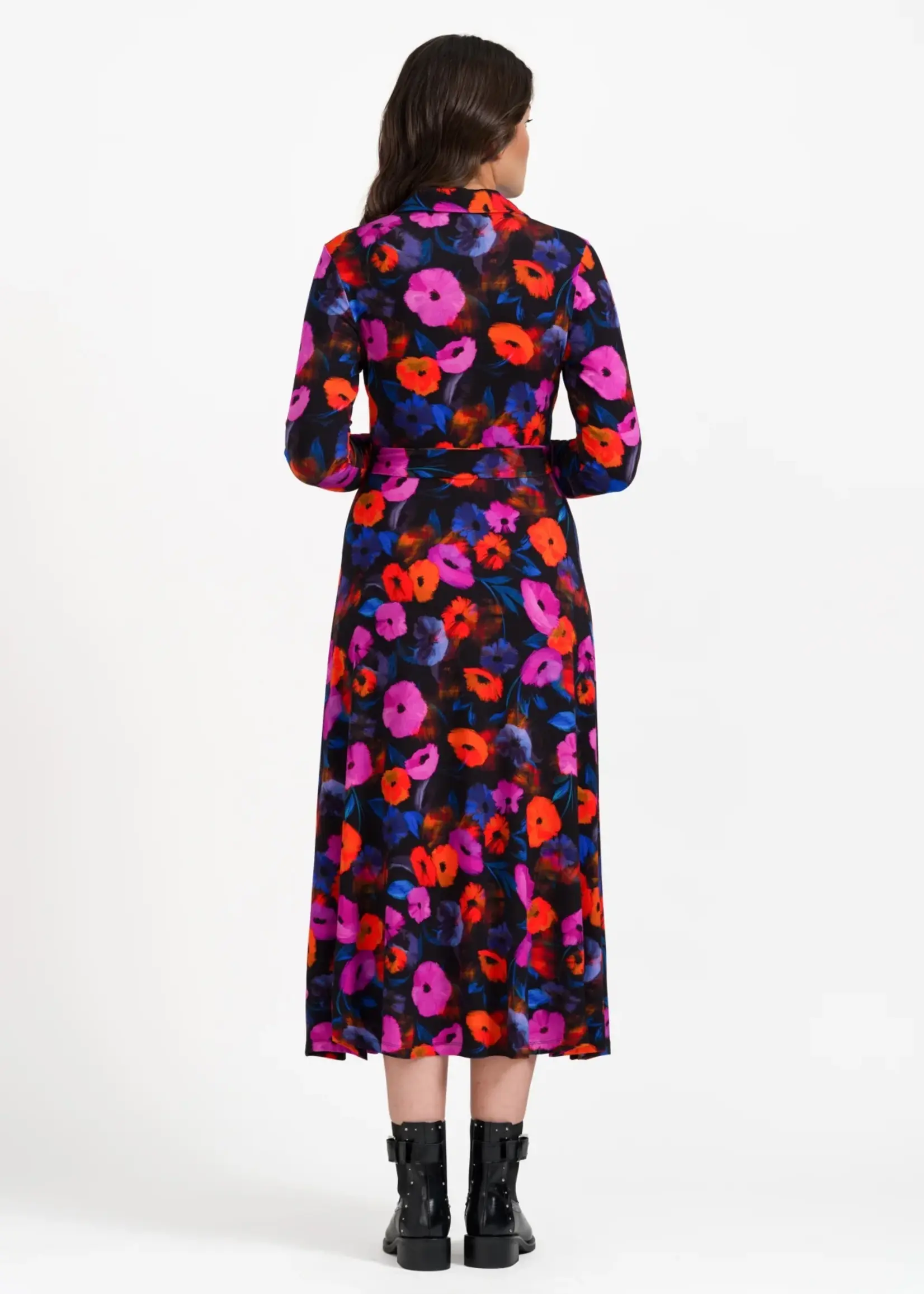 LaLamour Helena Dress Oopsie Daisy Moonless Night