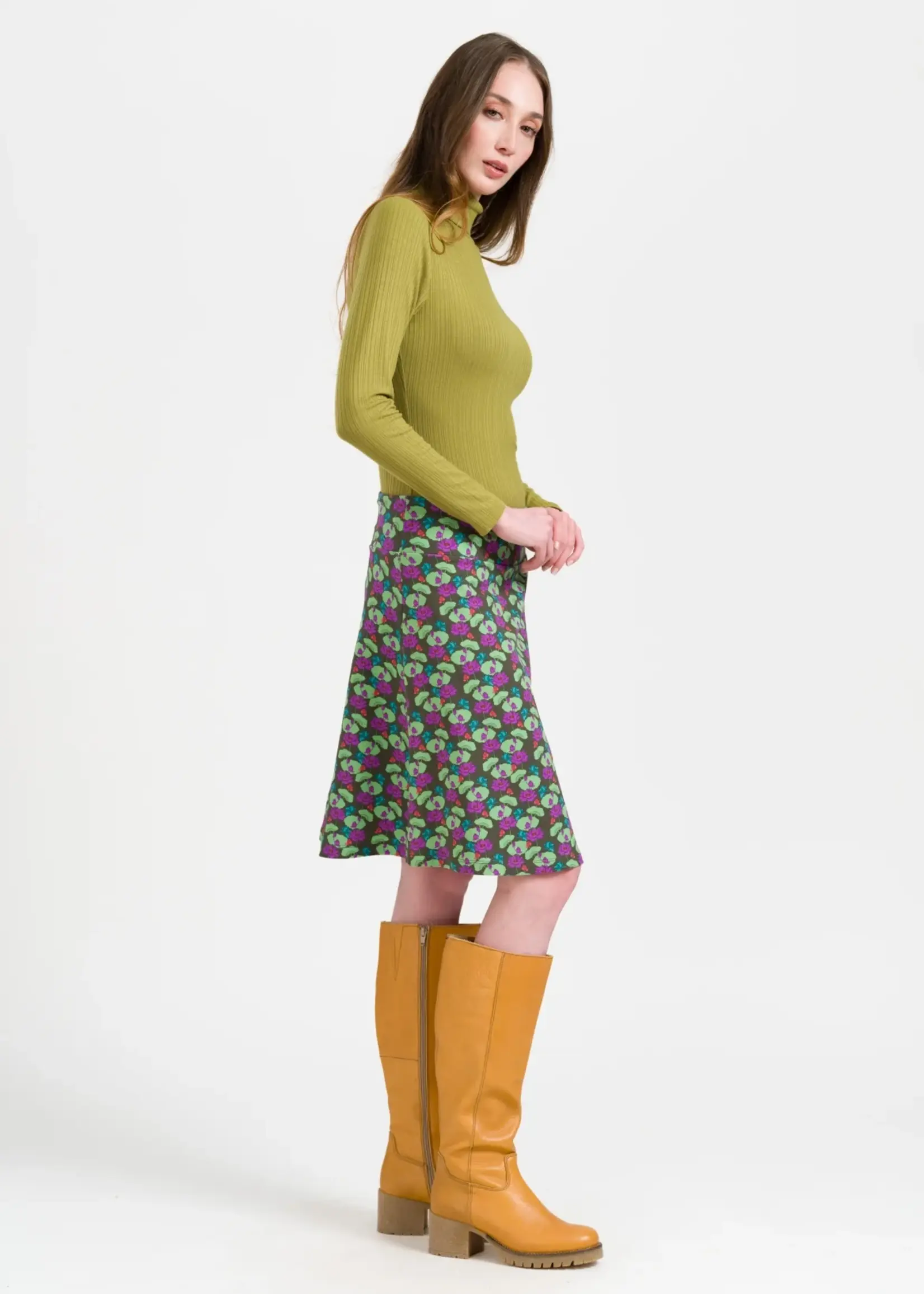 LaLamour Esmee Skirt Navigate Sphagnum