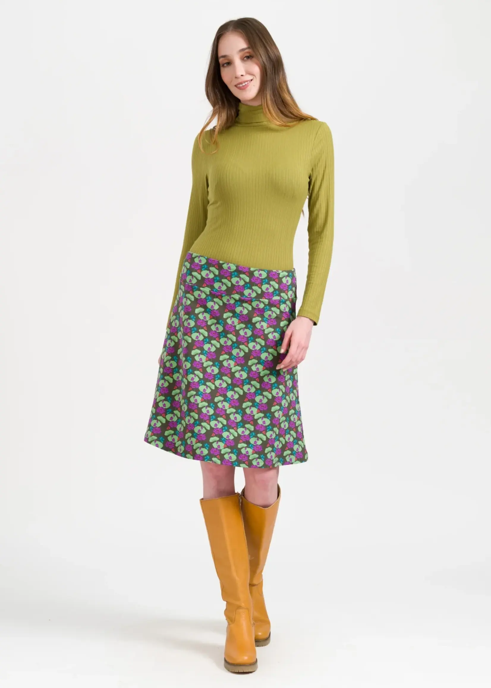 LaLamour Esmee Skirt Navigate Sphagnum
