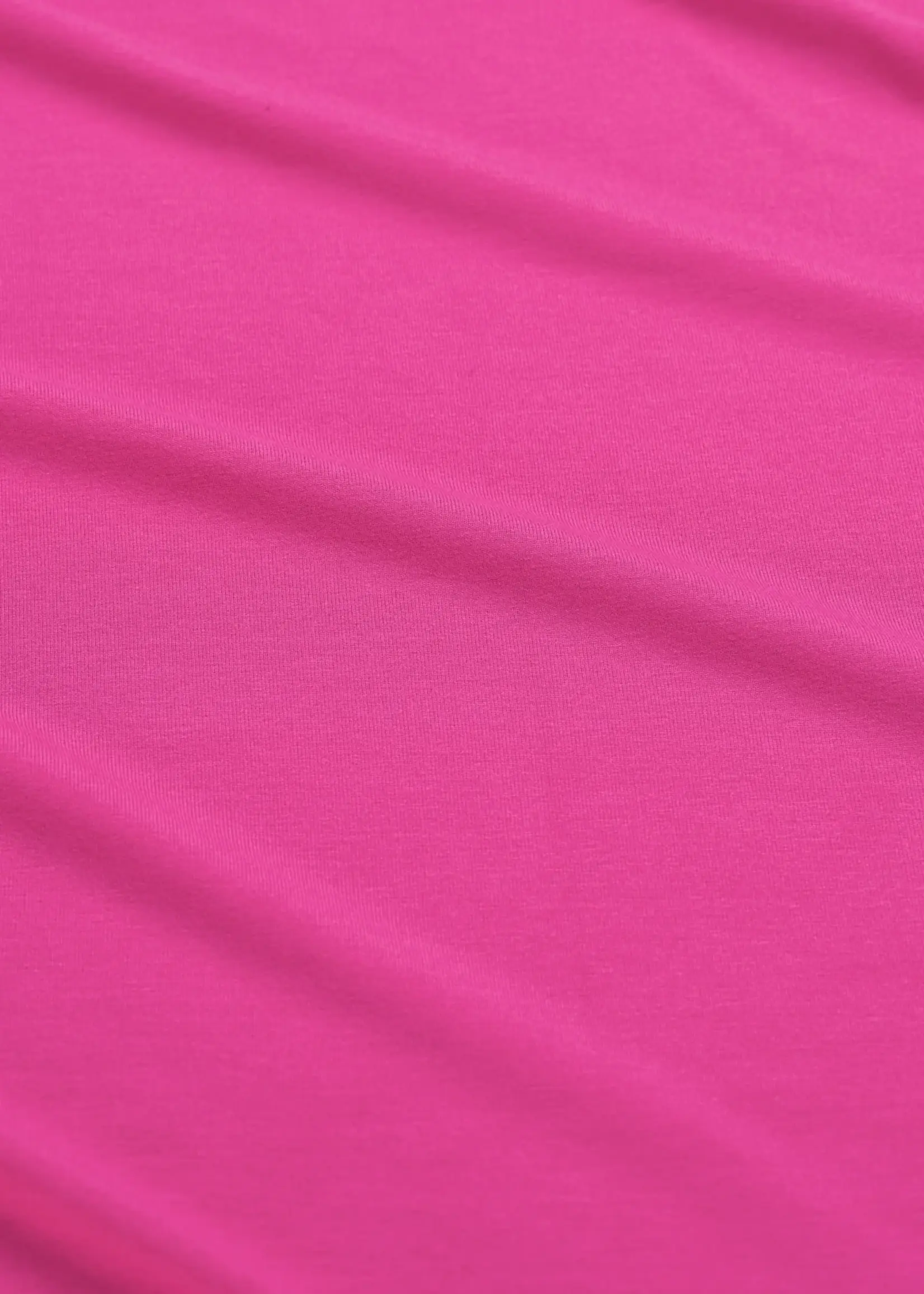 LaLamour Vera Top LS Jersey Plain Fuchsia Red