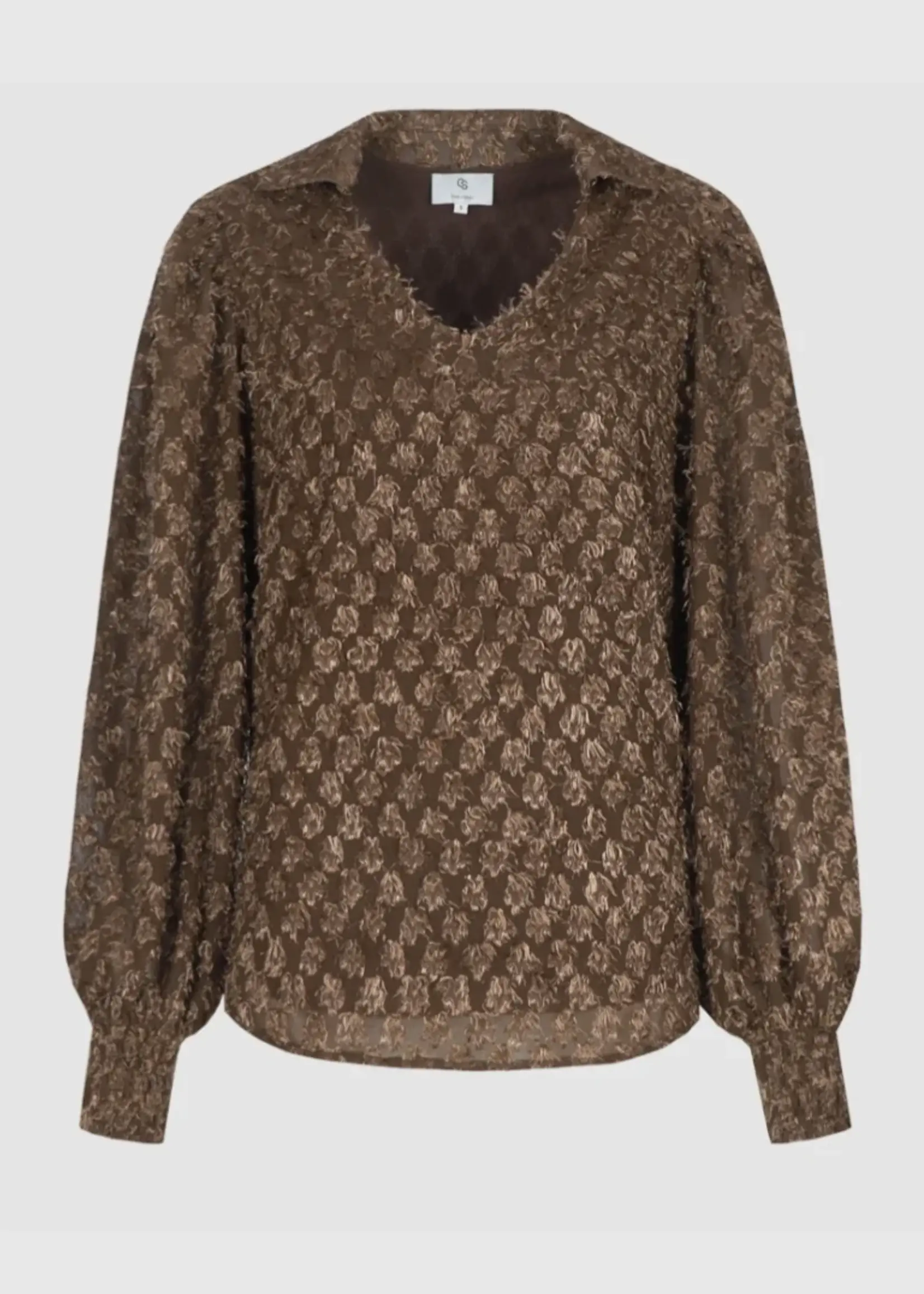 C&S The Label Lucy top Dark Walnut