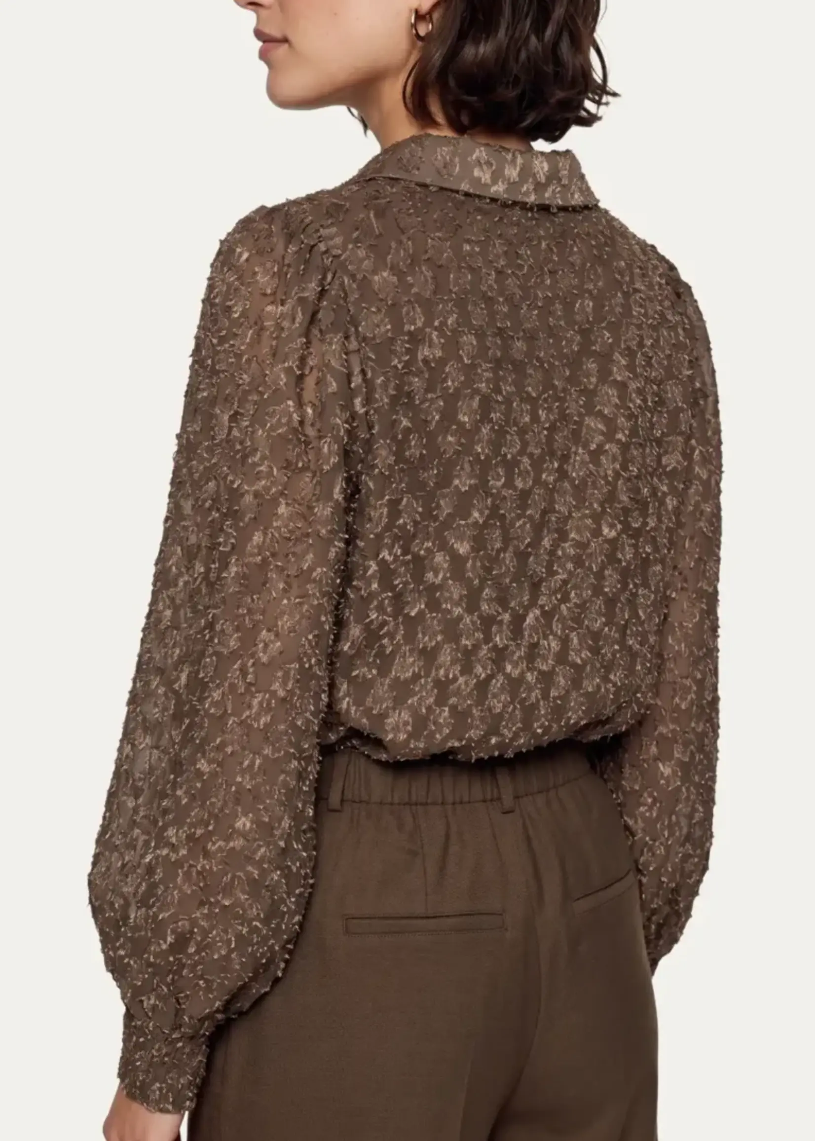 C&S The Label Lucy top Dark Walnut