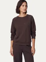 C&S The Label Willa Sweater Dark Chocolate