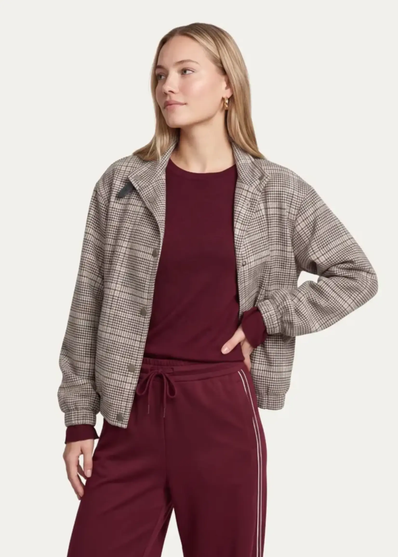 C&S The Label Ima Jacket Mulberry/Black