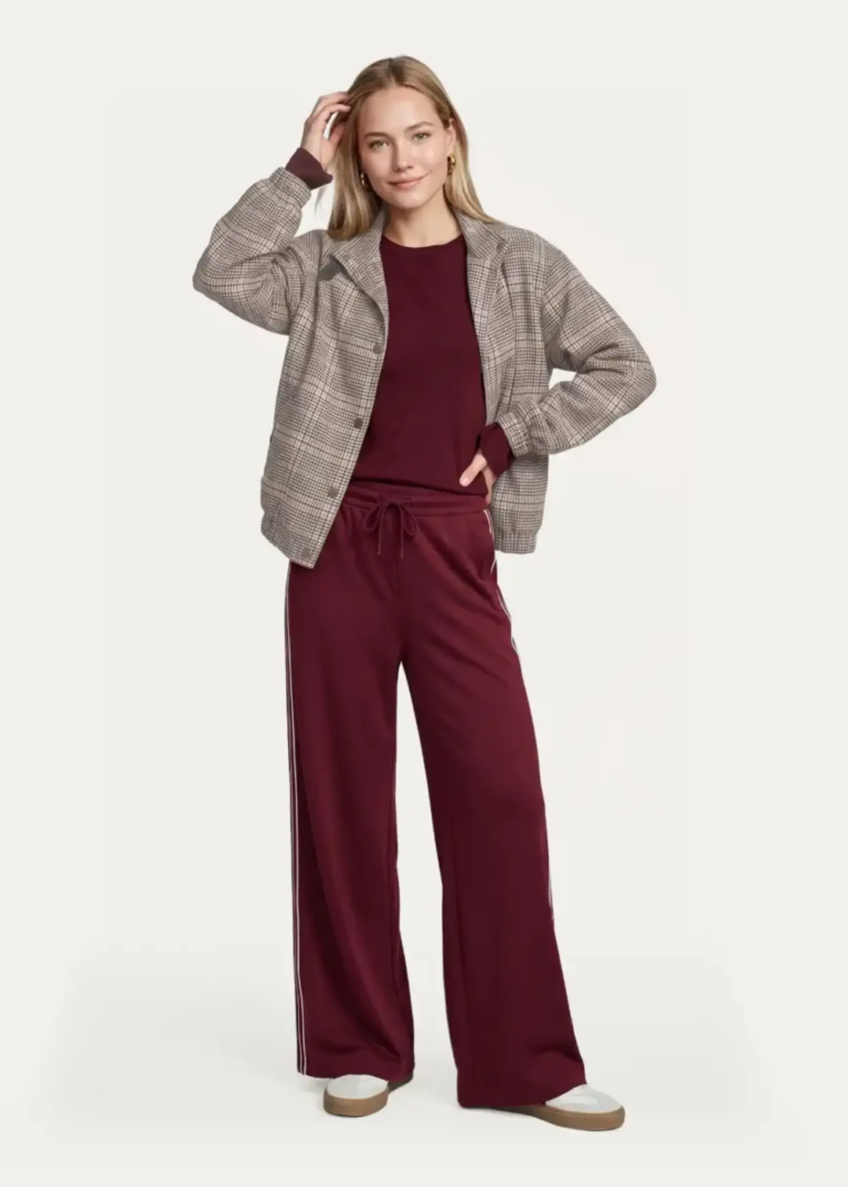 C&S The Label Ima Jacket Mulberry/Black