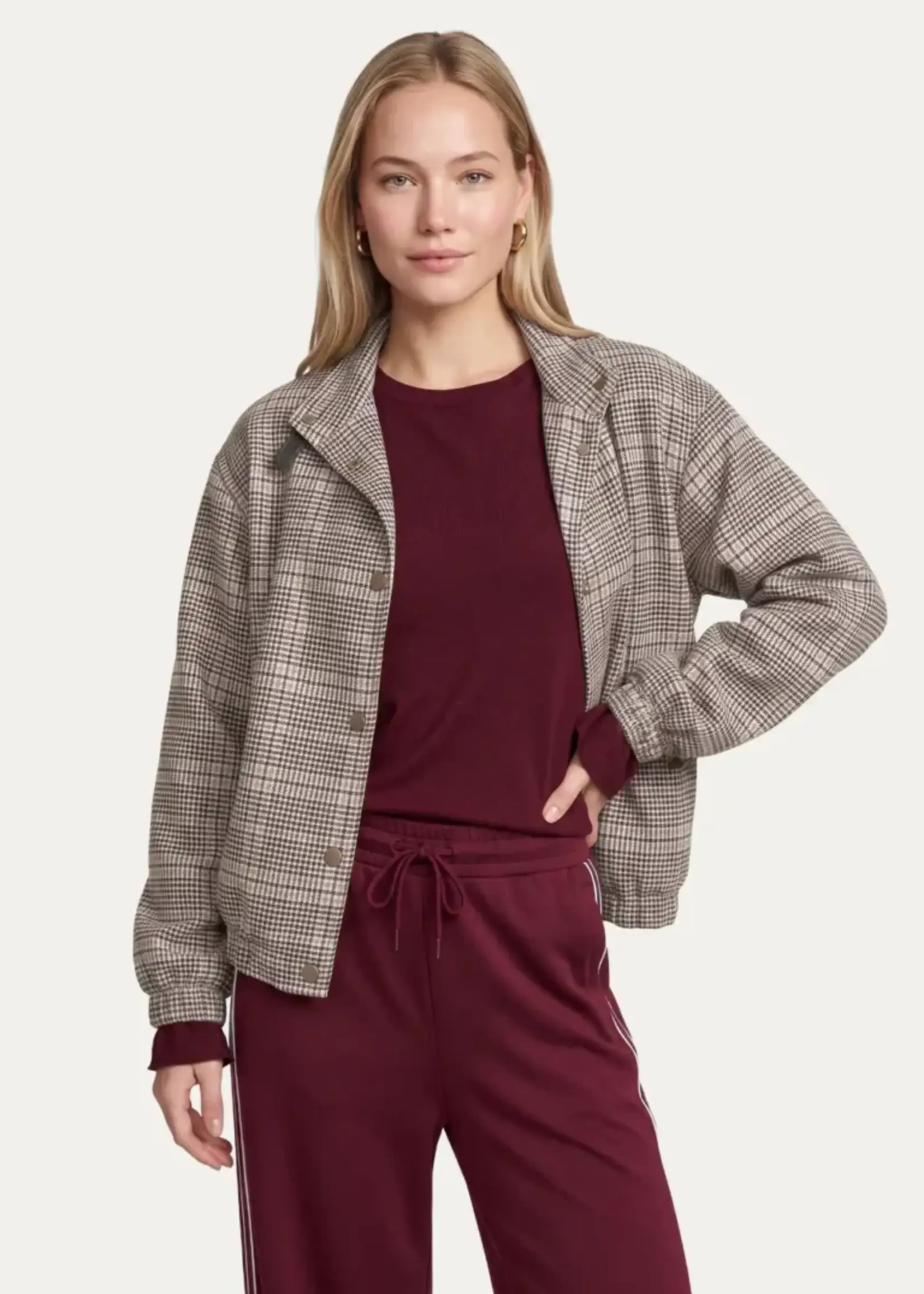C&S The Label Ima Jacket Mulberry/Black