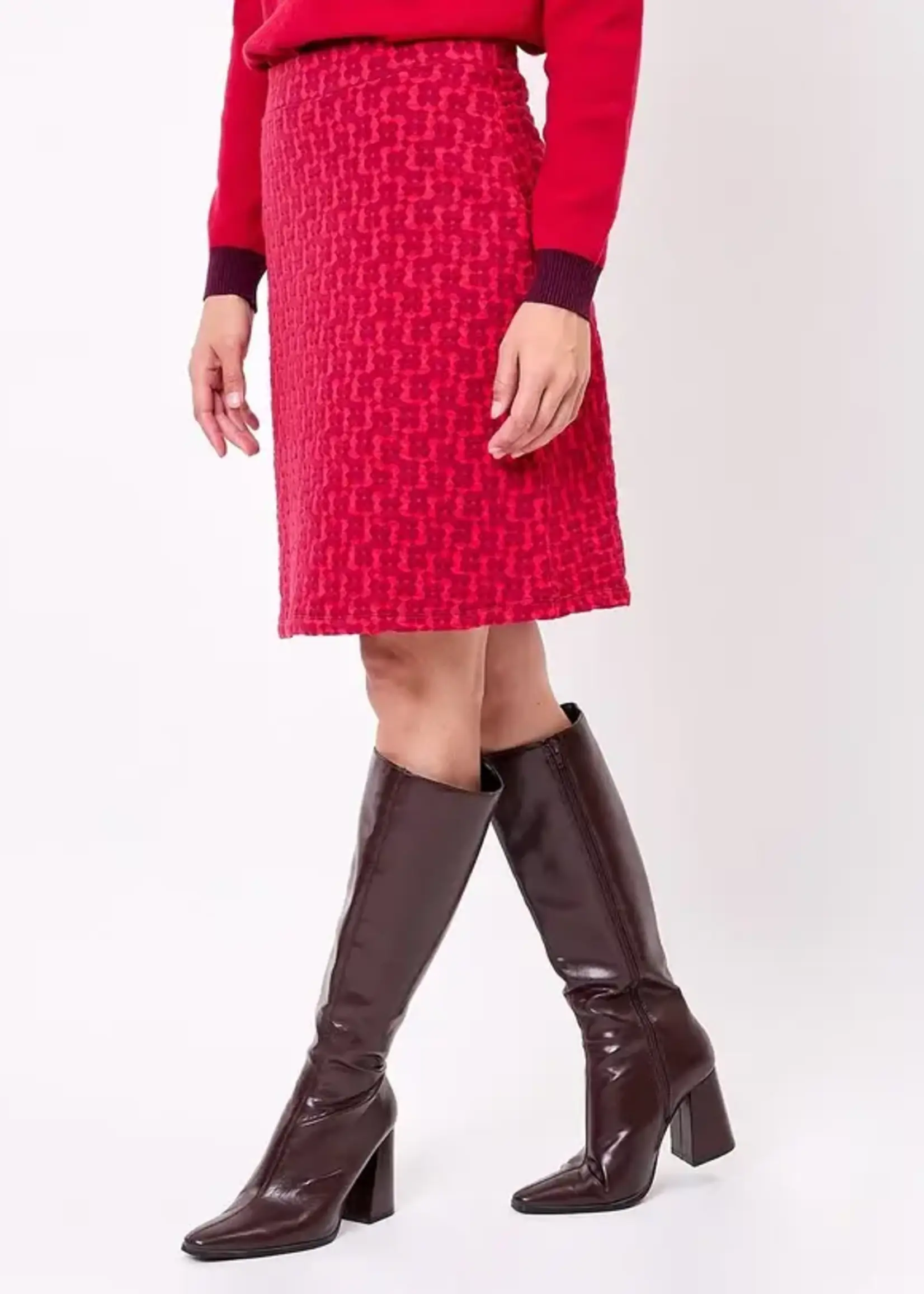 LA FIANCEE Oli Skirt Lucky Red