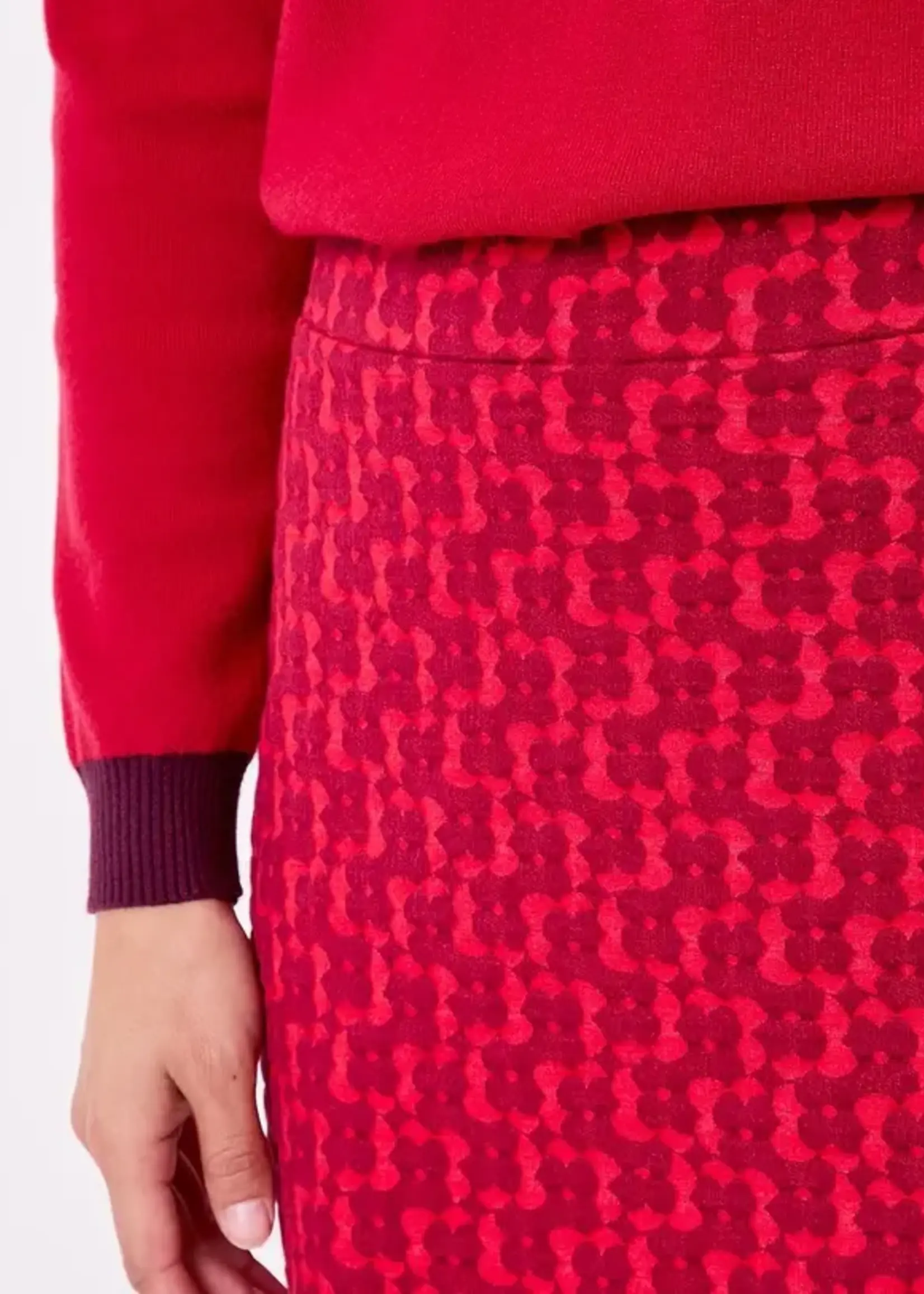 LA FIANCEE Oli Skirt Lucky Red