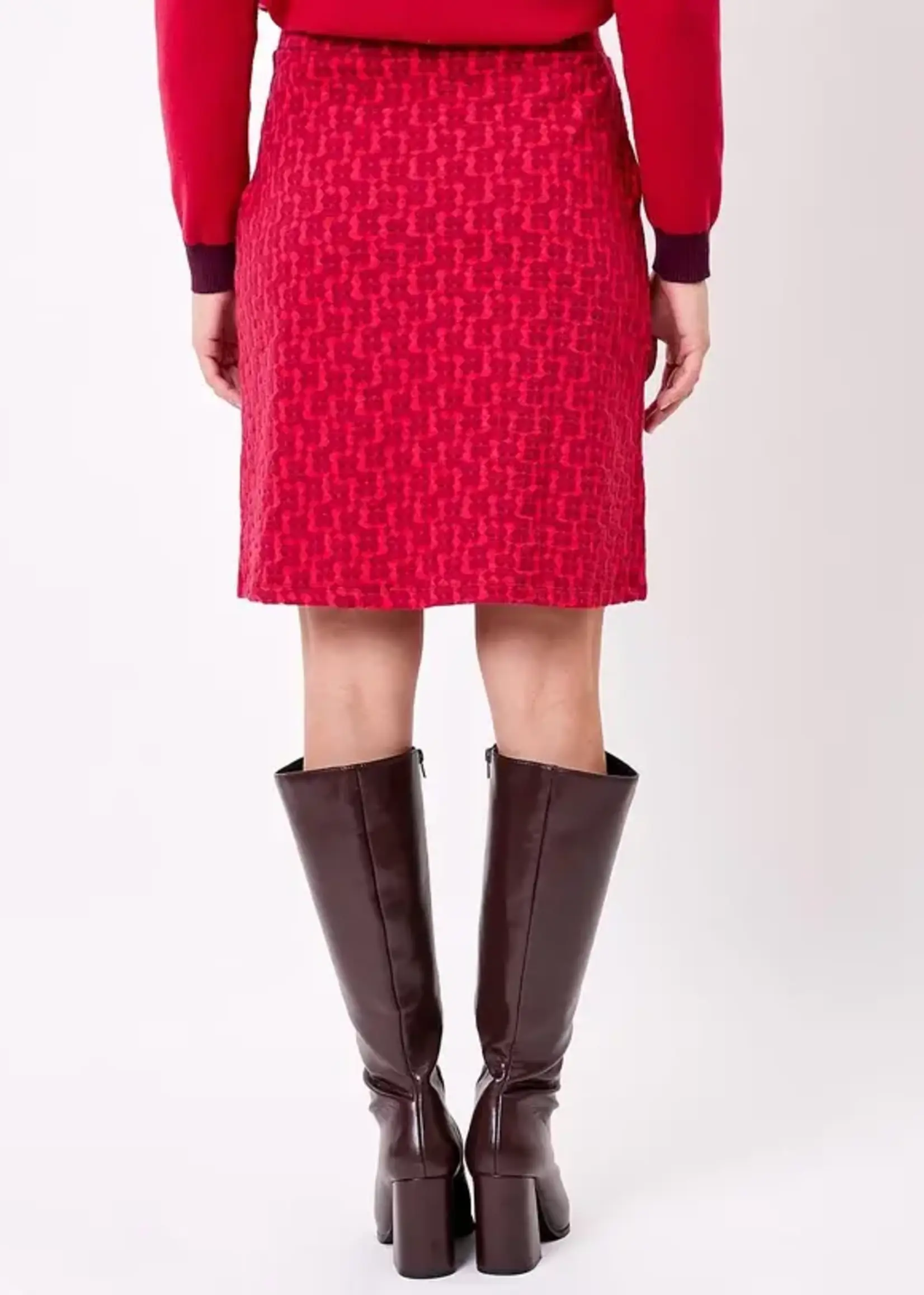 LA FIANCEE Oli Skirt Lucky Red